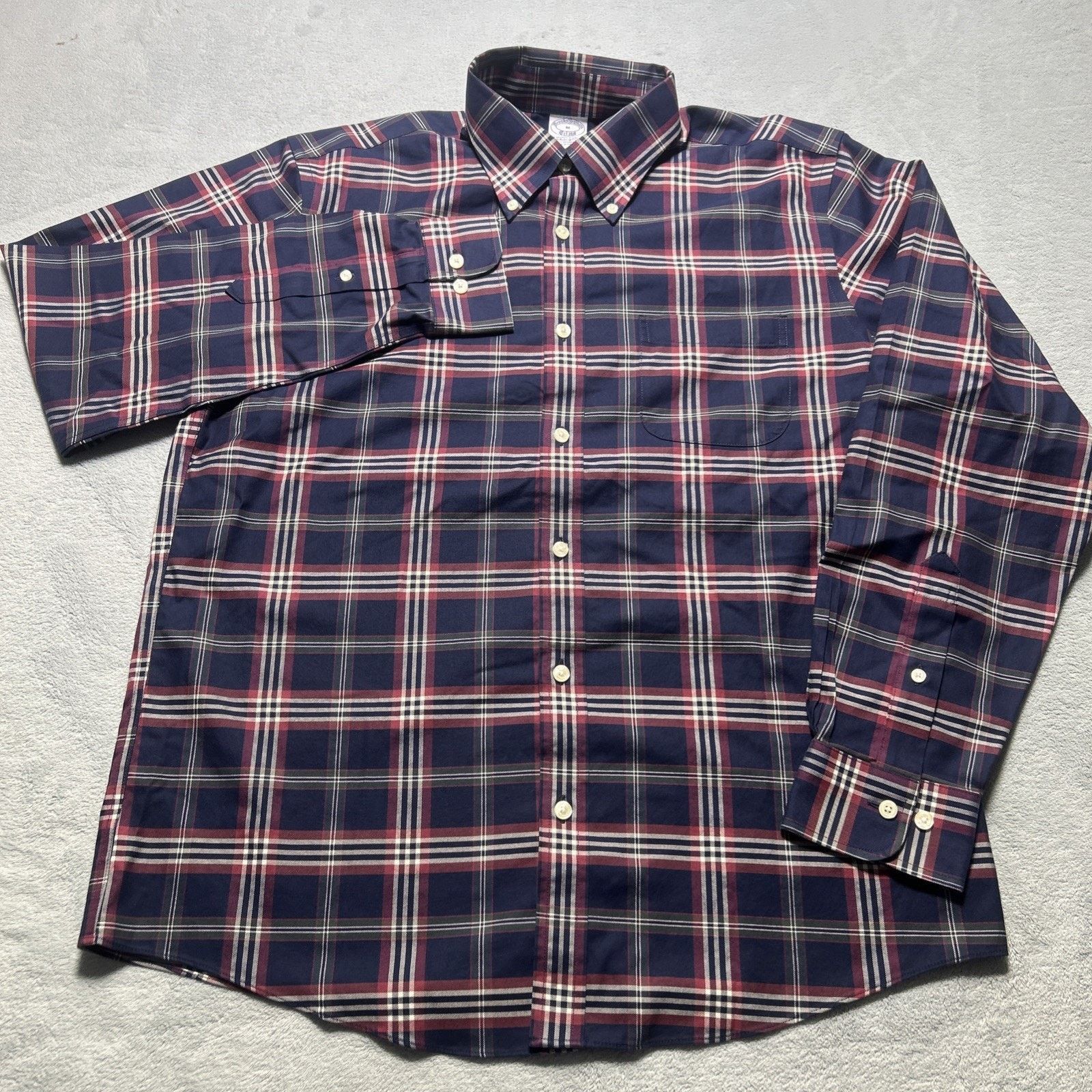 Brooks Brothers Brooks Brothers Flannel Button Shirt Medium Pocket Oxford Size US M / EU 48-50 / 2 - 4 Thumbnail