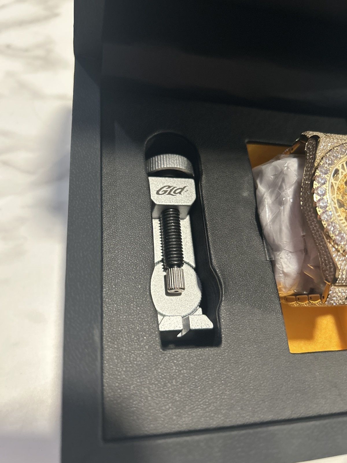 Other Shop GLD 42MM Iced Alpha Era Luminous Skeleton Size ONE SIZE - 9 Thumbnail