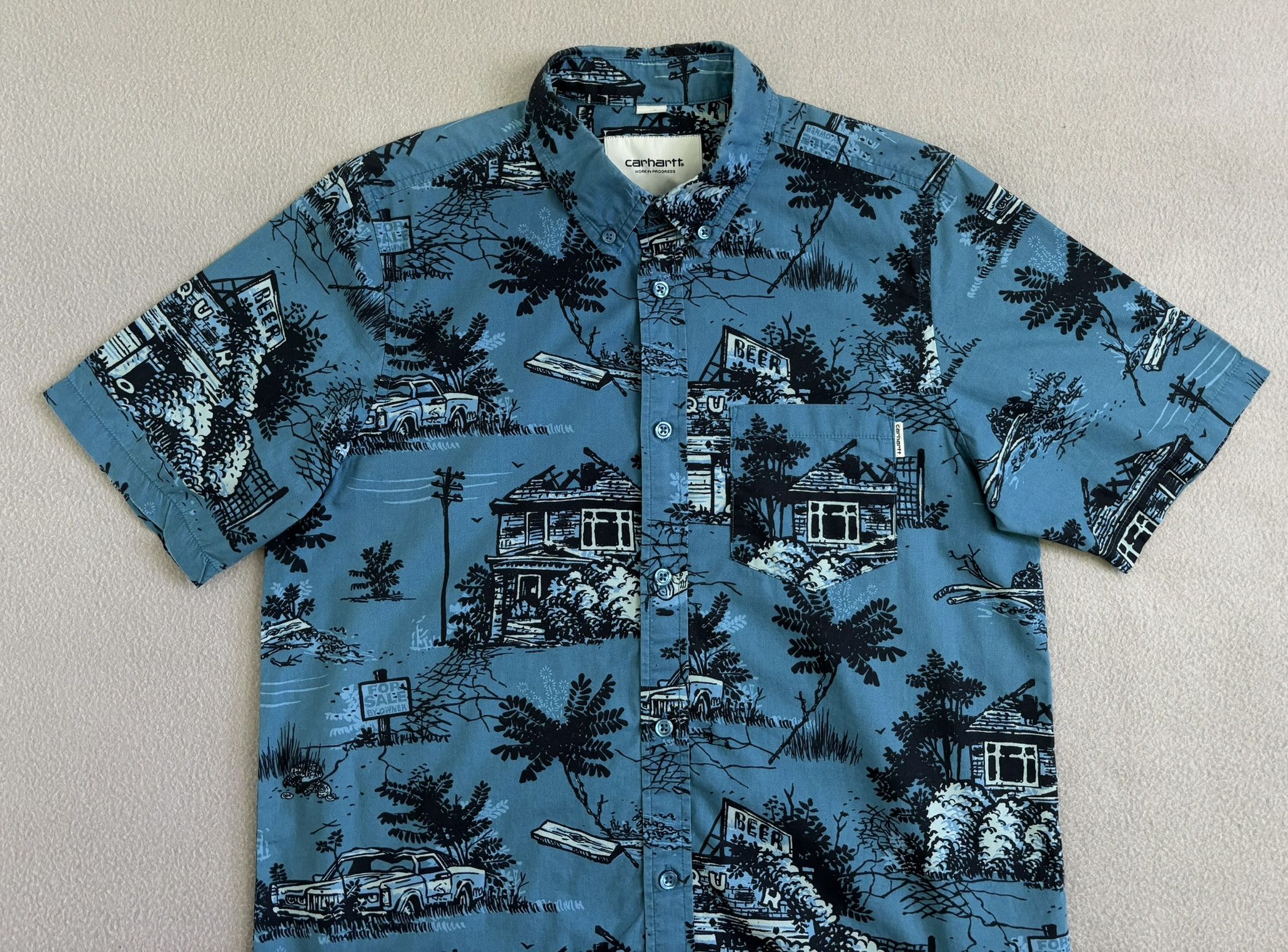 Carhartt Wip Carhartt WIP Hawaiian Shirt small Size US S / EU 44-46 / 1 - 7 Thumbnail