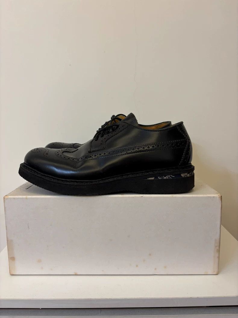 Visvim Patrician Wt Folk Leather Shoes-2506 Shoes in Black, Men's (Size 10)