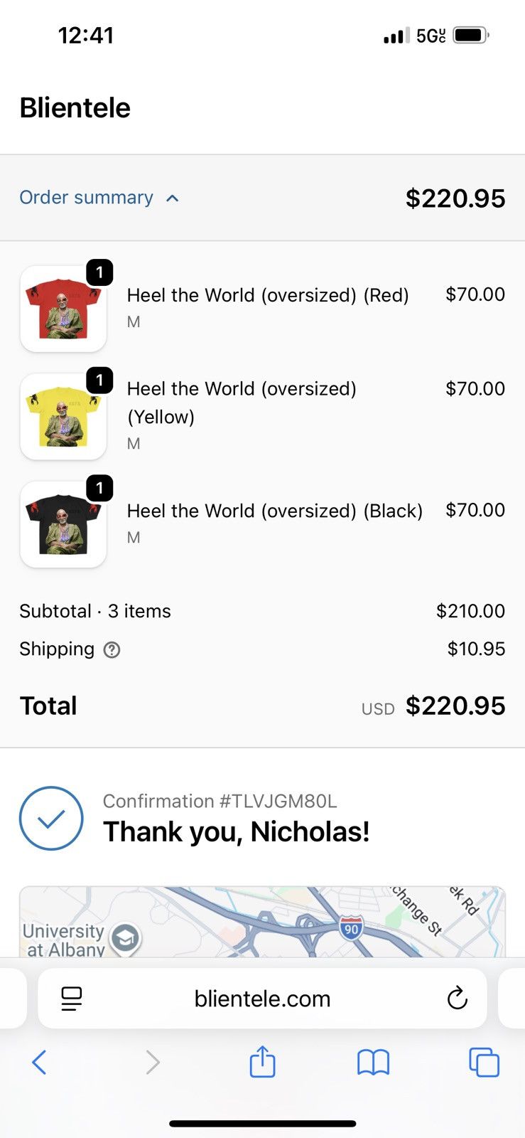 Other 4th Rope Westside Gunn Blientele Heel the World red t-shirt Size US M / EU 48-50 / 2 - 3 Thumbnail