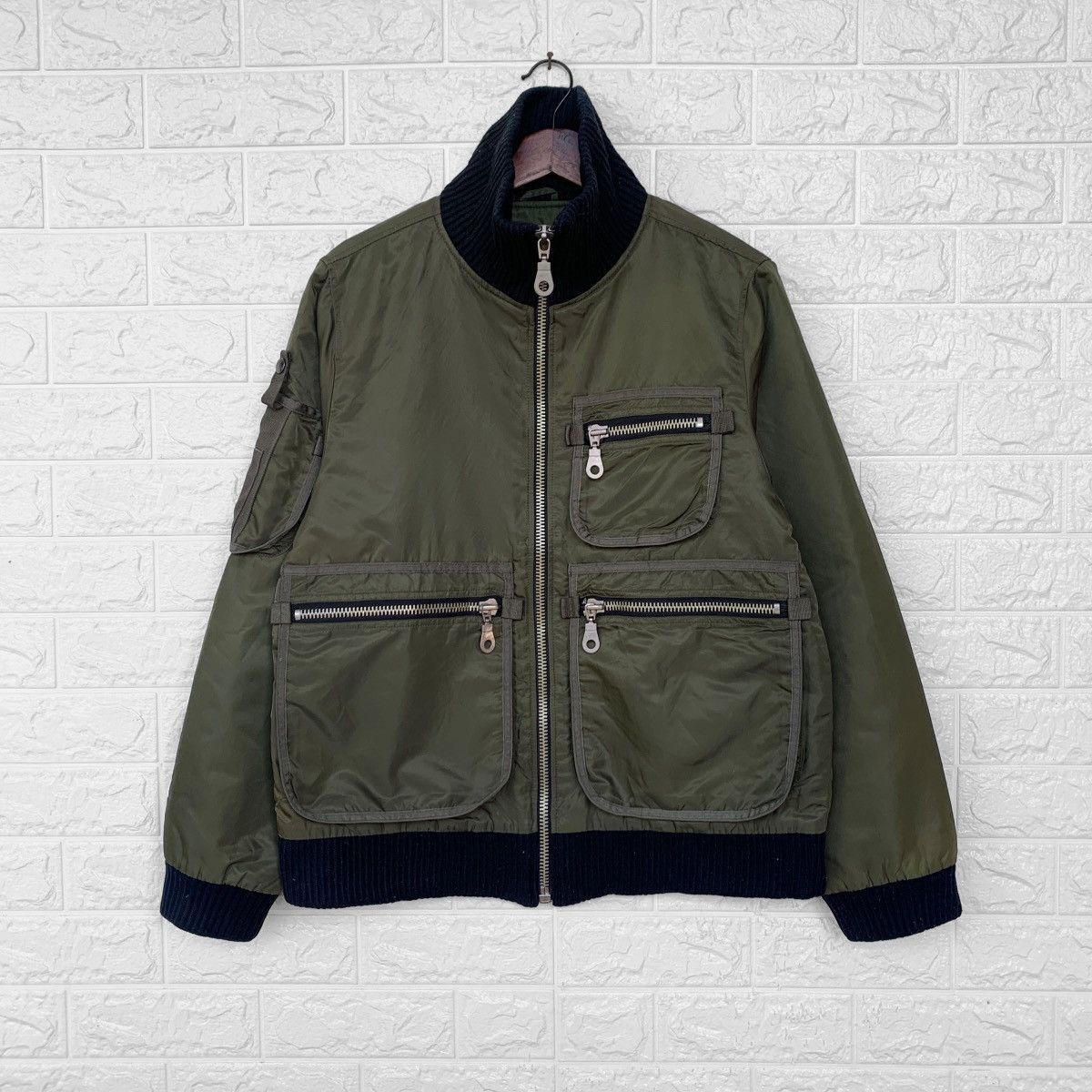 Airwalk Airwalk Thinsulate Utility MultiPocket Zipper Nylon Jacket Size US M / EU 48-50 / 2 - 2 Thumbnail