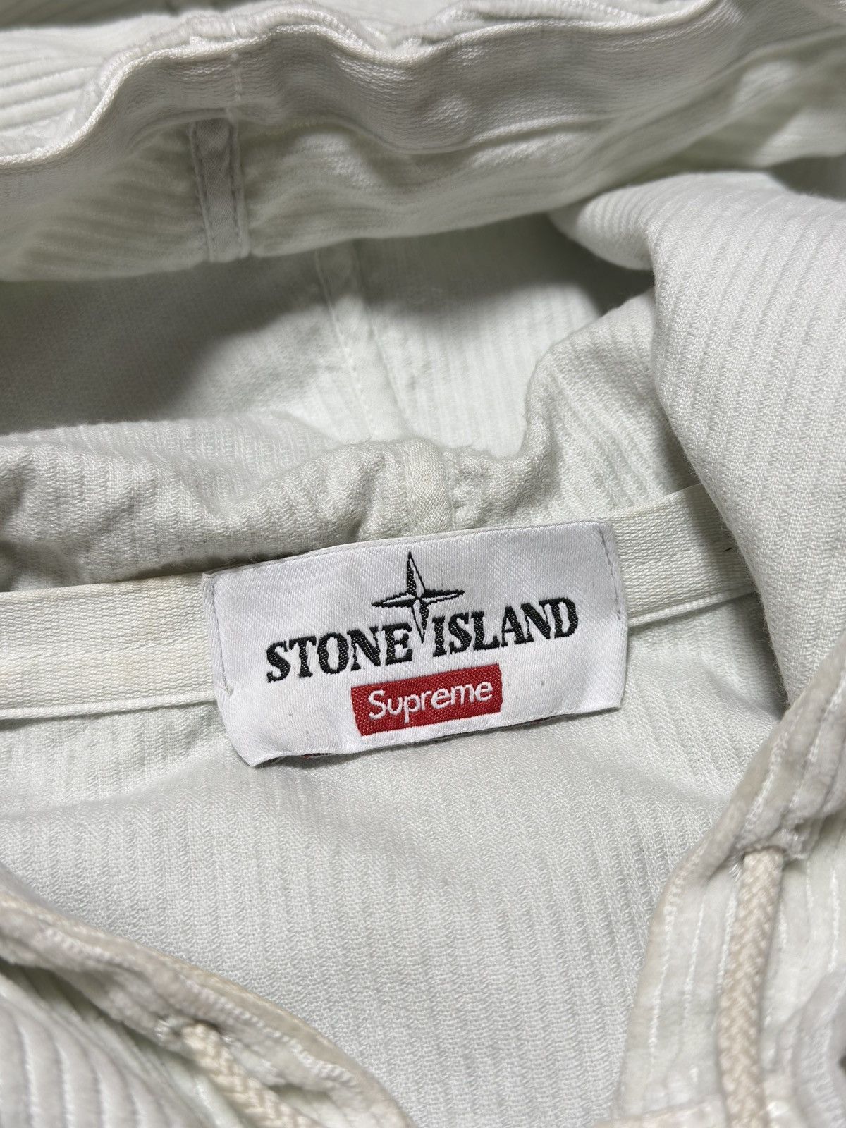Stone Island Supreme x Stone Island Corduroy Jacket white XL Size US XL / EU 56 / 4 - 7 Thumbnail