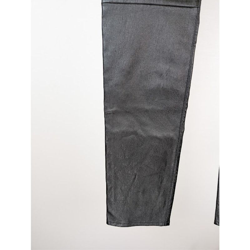 Saint Laurent Paris o1rshd1 Agora Stretch Skinny 5-Pocket Leather Pants in Black Size US 38 / EU 54 - 16 Thumbnail