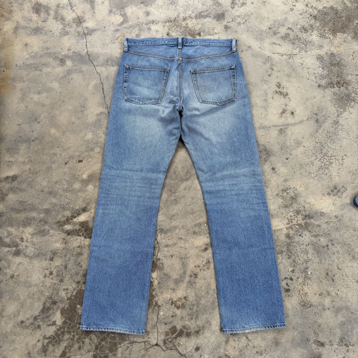 Japanese Brand VINTAGE GU STRAIGHT FADED RIPPEP JEAN DENIM PANTS Size US 36 / EU 52 - 9 Thumbnail