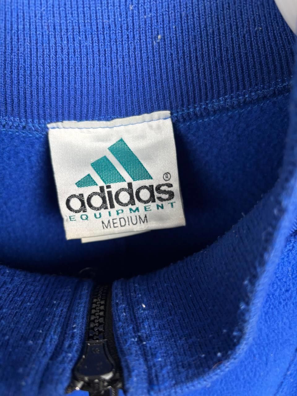 Adidas Adidas 90s Fleece Sweatshirt Size M Blue Vintage Size US M / EU 48-50 / 2 - 4 Thumbnail