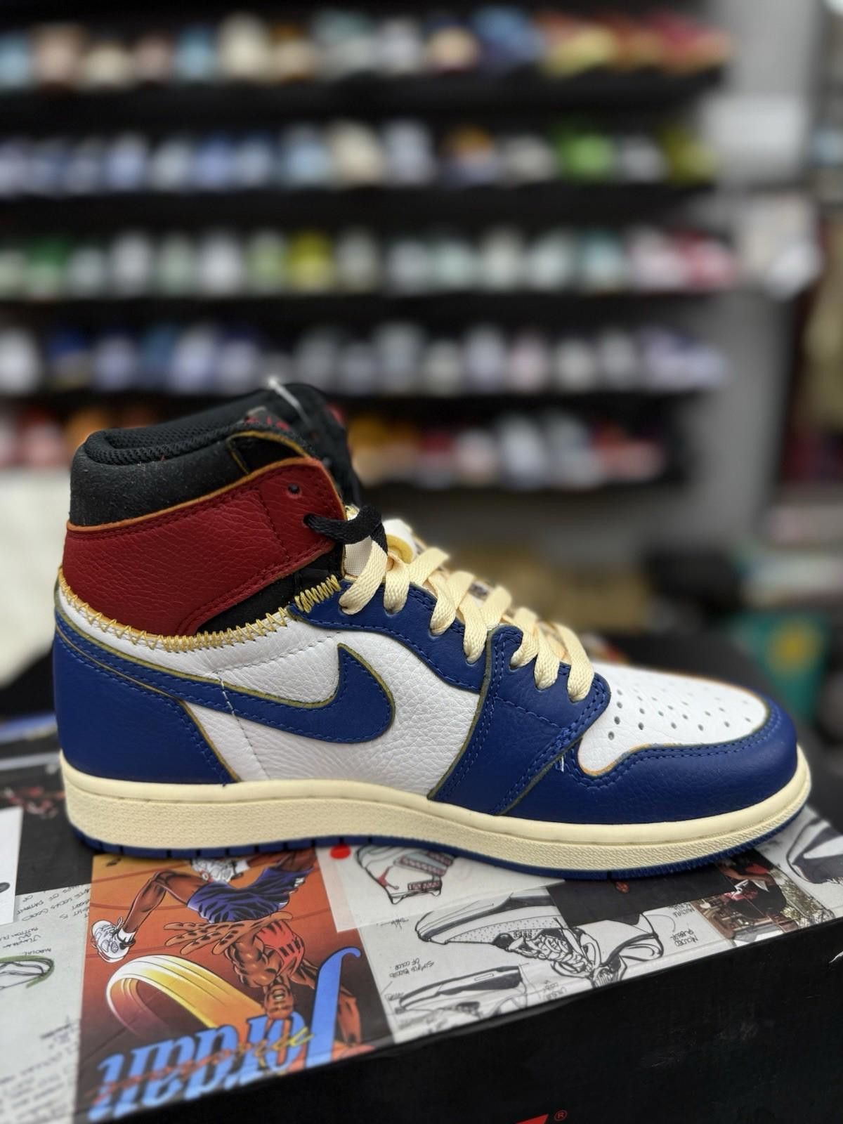 Jordan Brand Size 6M/7.5W - Jordan 1 Retro NRG x Union LA High Storm Blue Size US 6 / EU 39 - 3 Thumbnail