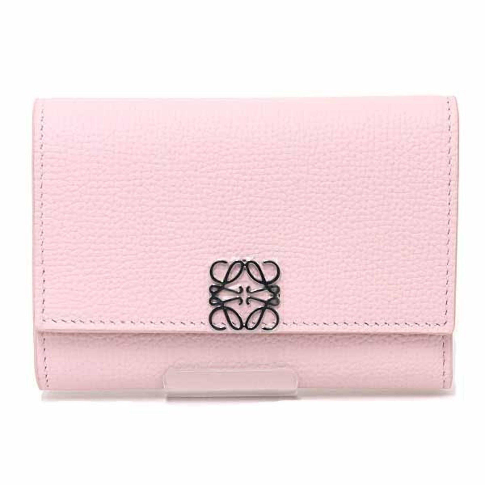 Loewe Loewe Anagram Vertical Wallet Small Tri-fold Pebble Grain Calf C821S33X12 Blossom Size ONE SIZE - 1 Thumbnail