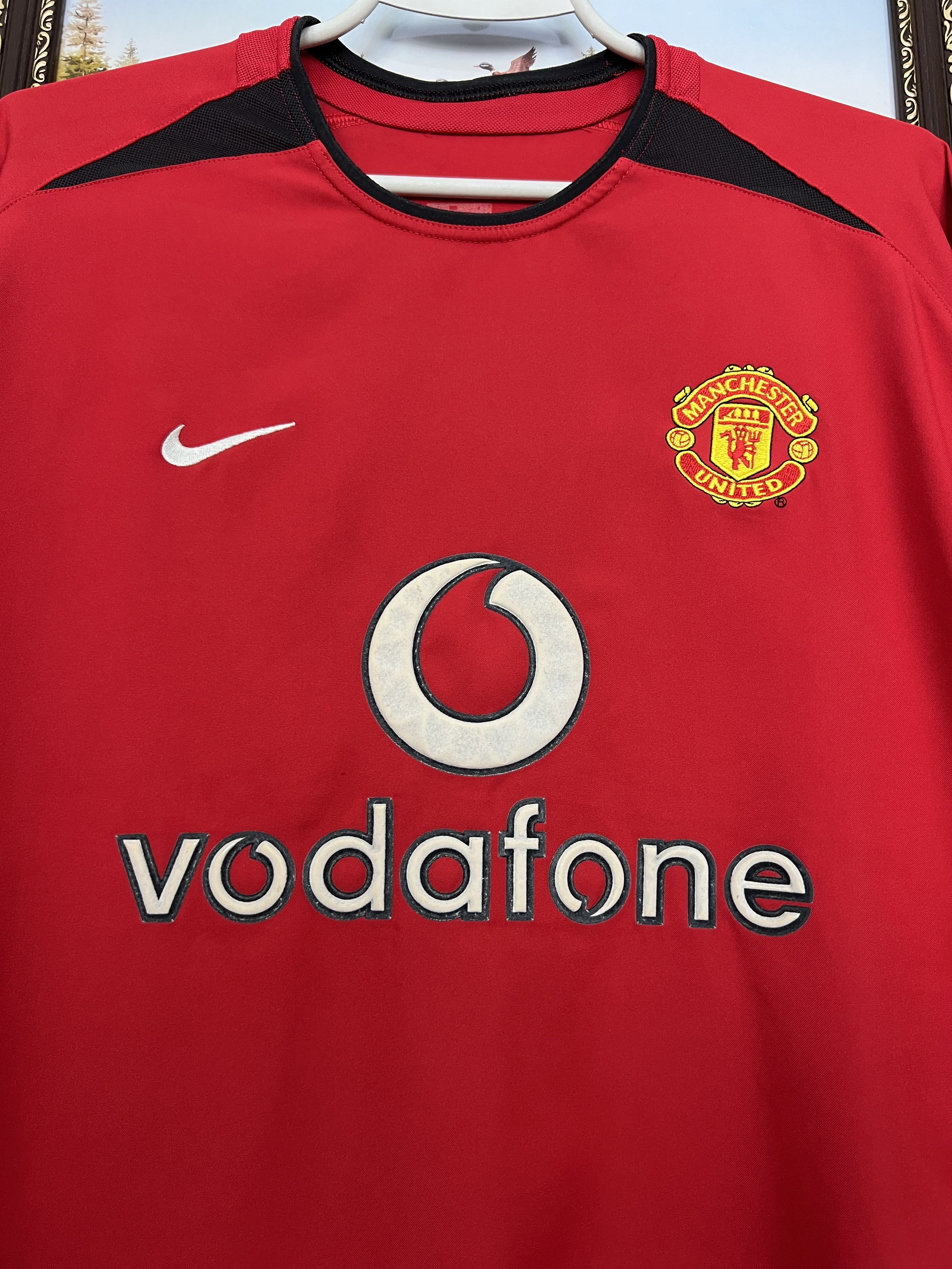 Nike Manchester United Home football shirt 2002 Nike Long Sleeve Size US M / EU 48-50 / 2 - 3 Thumbnail