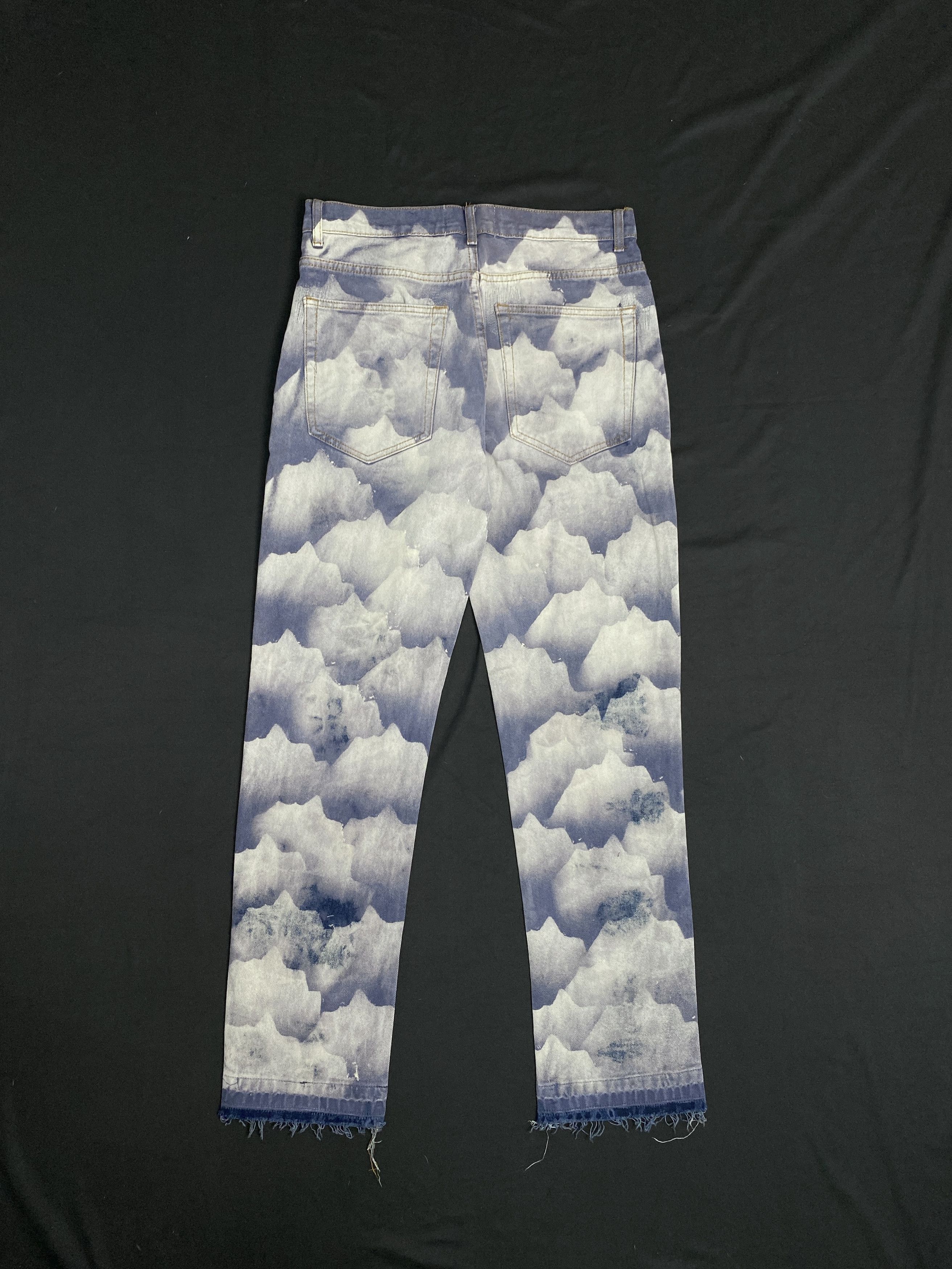 Other Deadstock 1OF1 Cloud Graphic Denim Pants Small Size US 28 / EU 44 - 9 Thumbnail