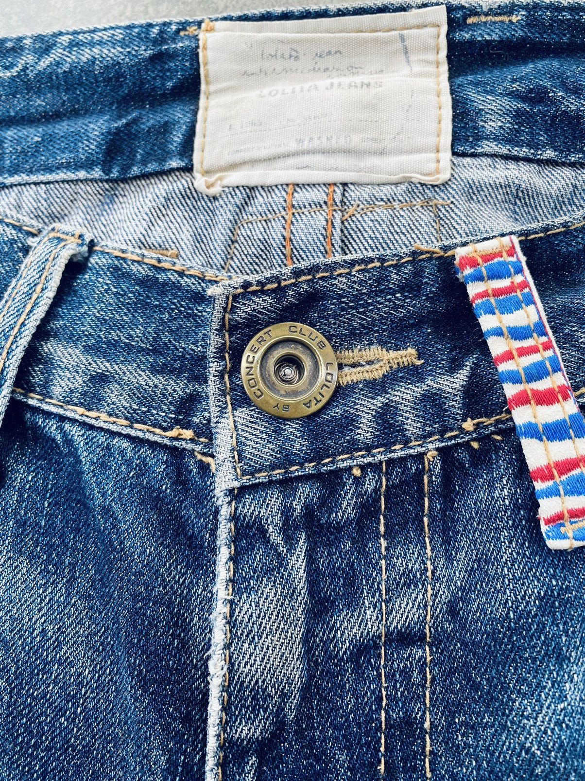 Japanese Brand Vintage Lolita Yoshitomo Nara Art Distressed Denim Pants Size US 34 / EU 50 - 10 Thumbnail