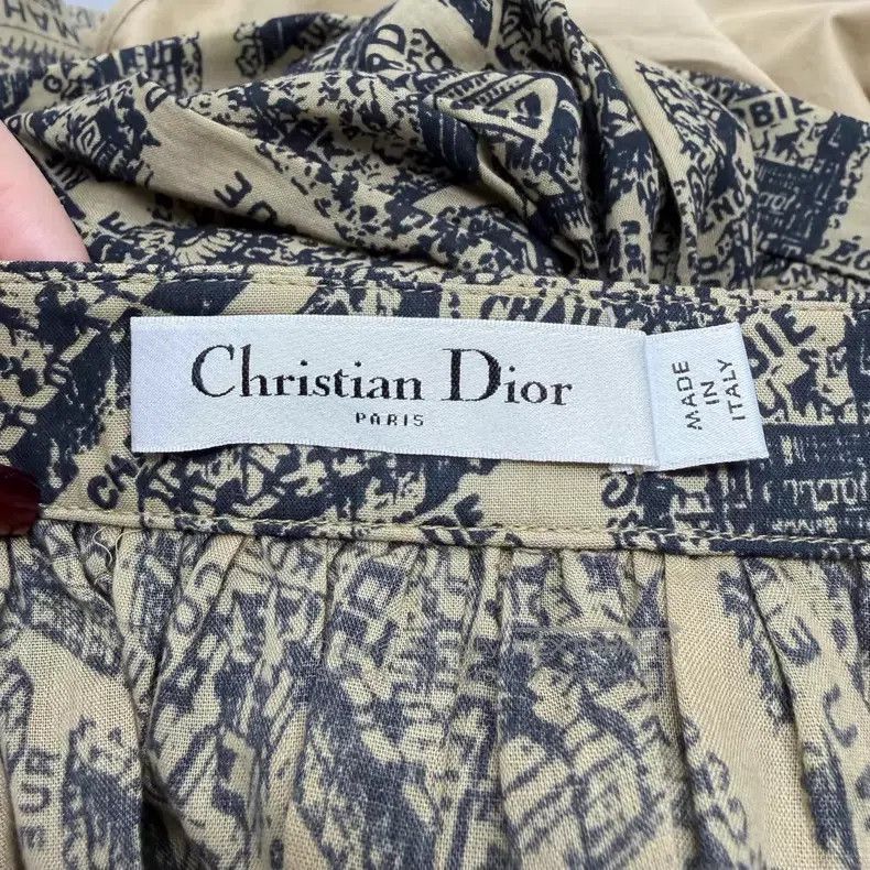 Dior Dior Brown city map skirt Size 25" / US 0 / IT 36 - 5 Thumbnail