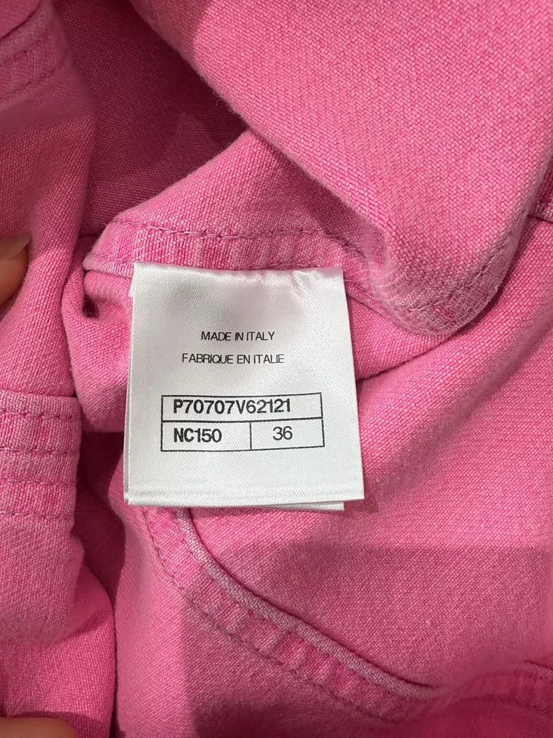 Chanel Chanel Pink denim jacket Size XS / US 0-2 / IT 36-38 - 6 Thumbnail