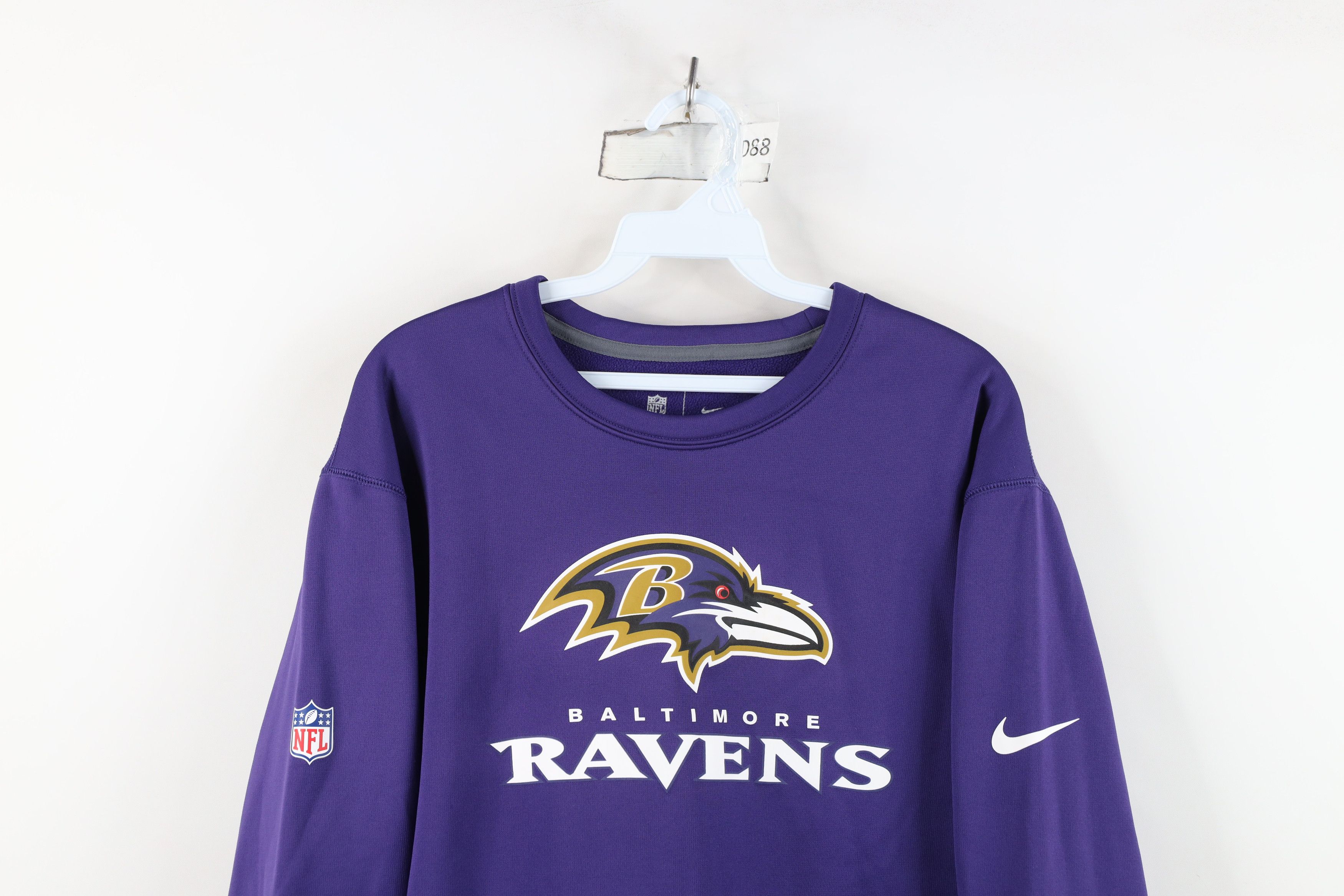 Nike Nike On Field Ravens Football Crewneck Sweatshirt Purple Size US M / EU 48-50 / 2 - 2 Thumbnail