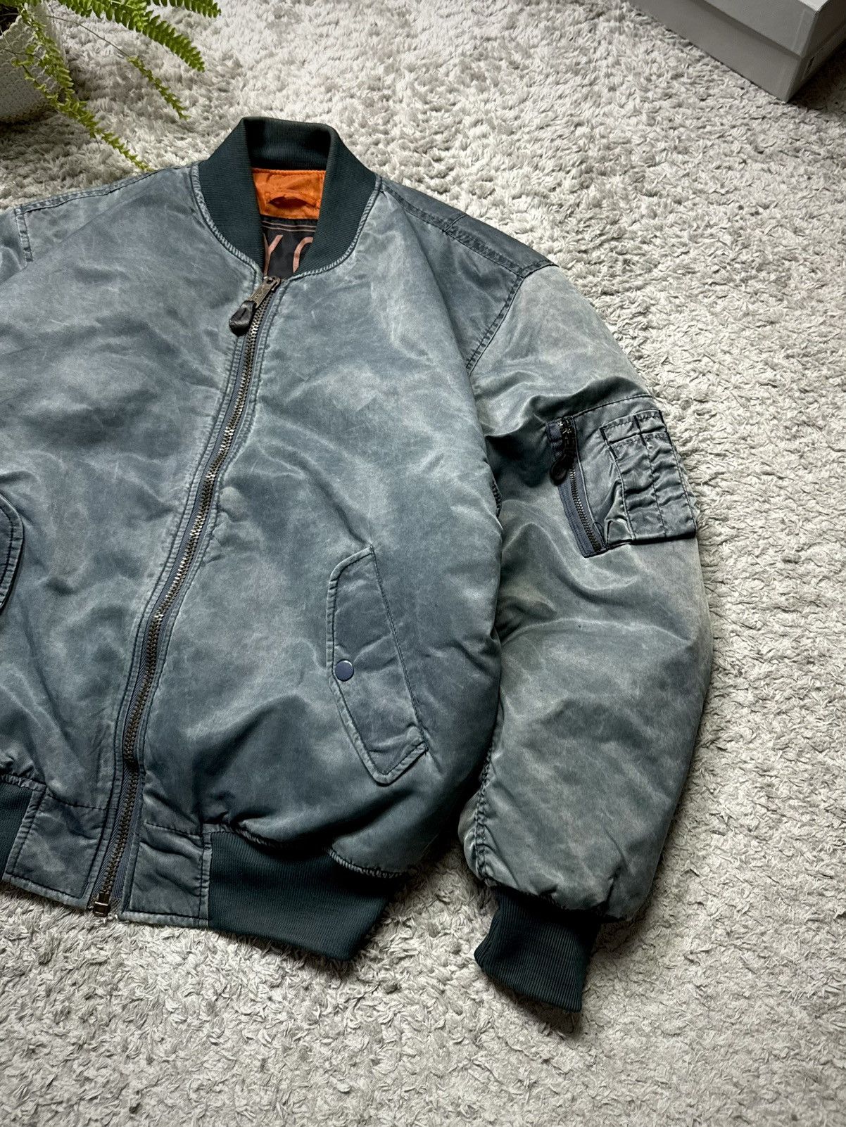 Alpha Industries 00s Alpha Industrial Jacket Retro Bomber Vintage Oversize Size US L / EU 52-54 / 3 - 3 Thumbnail