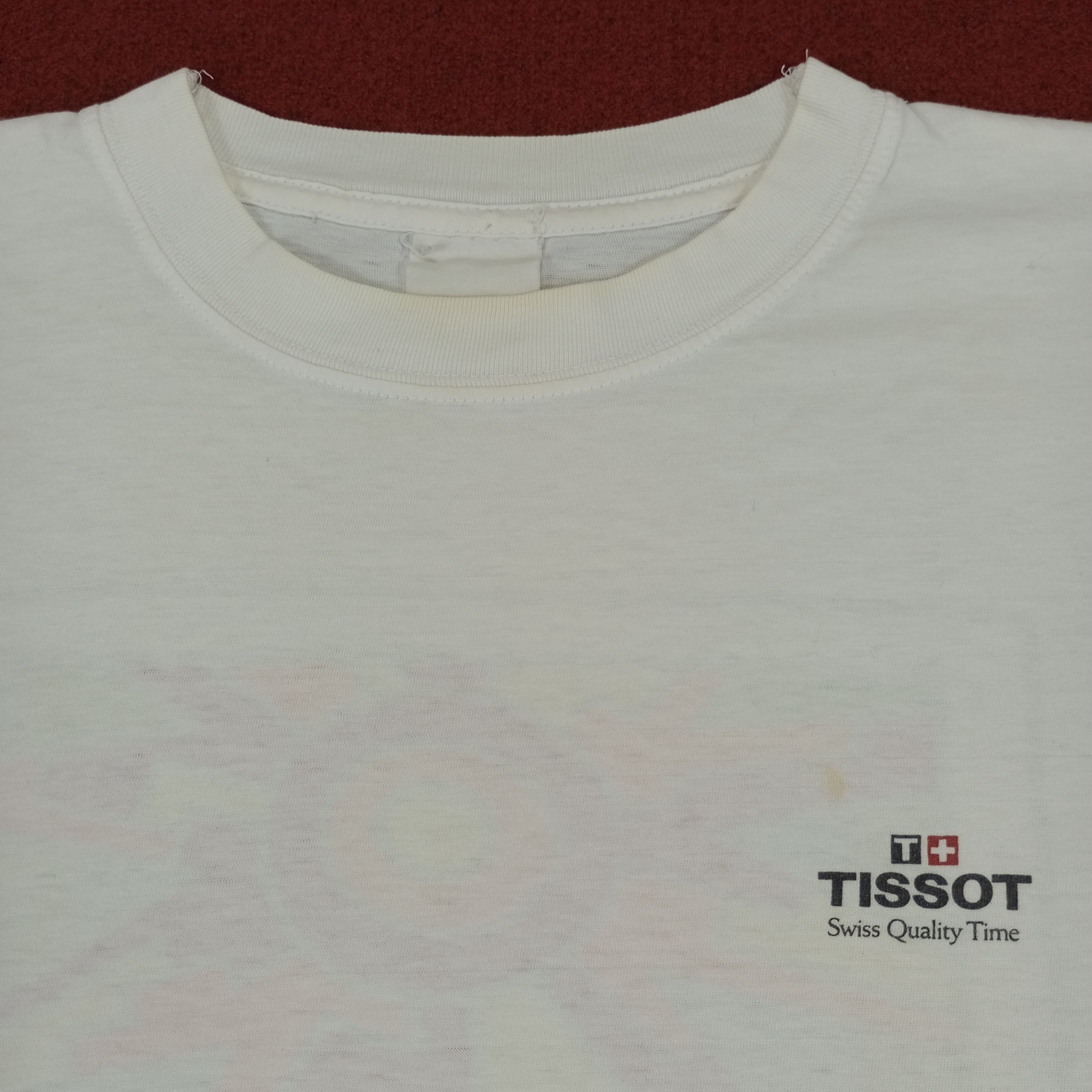 Tissot × Vintage Tissot Watch Brand Backprint Art Style Tshirt Size US L / EU 52-54 / 3 - 4 Thumbnail