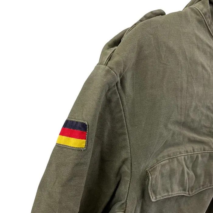 Vintage Vtg 1982 FEUCHTER RINGELAI GERMAN Army Trench Coat Size US L / EU 52-54 / 3 - 4 Thumbnail