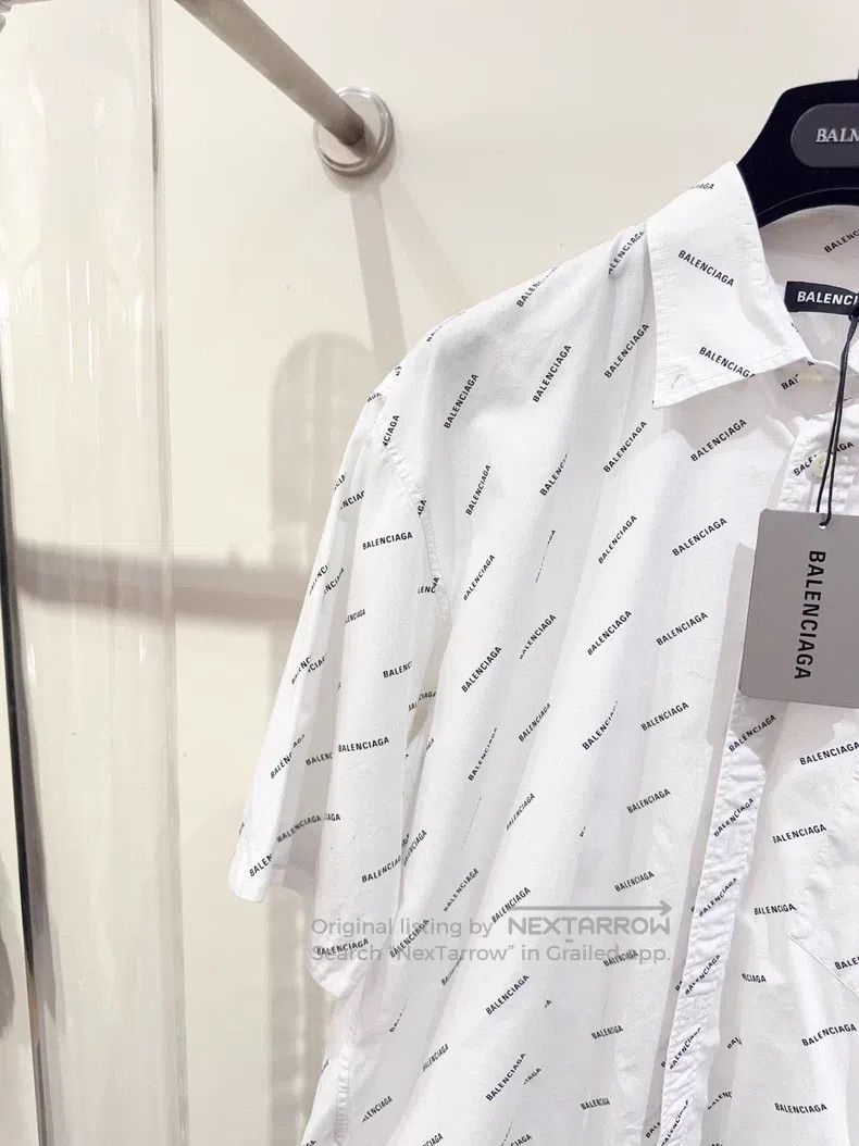 Balenciaga Balenciaga size 37 Logo shirt Size US L / EU 52-54 / 3 - 3 Thumbnail