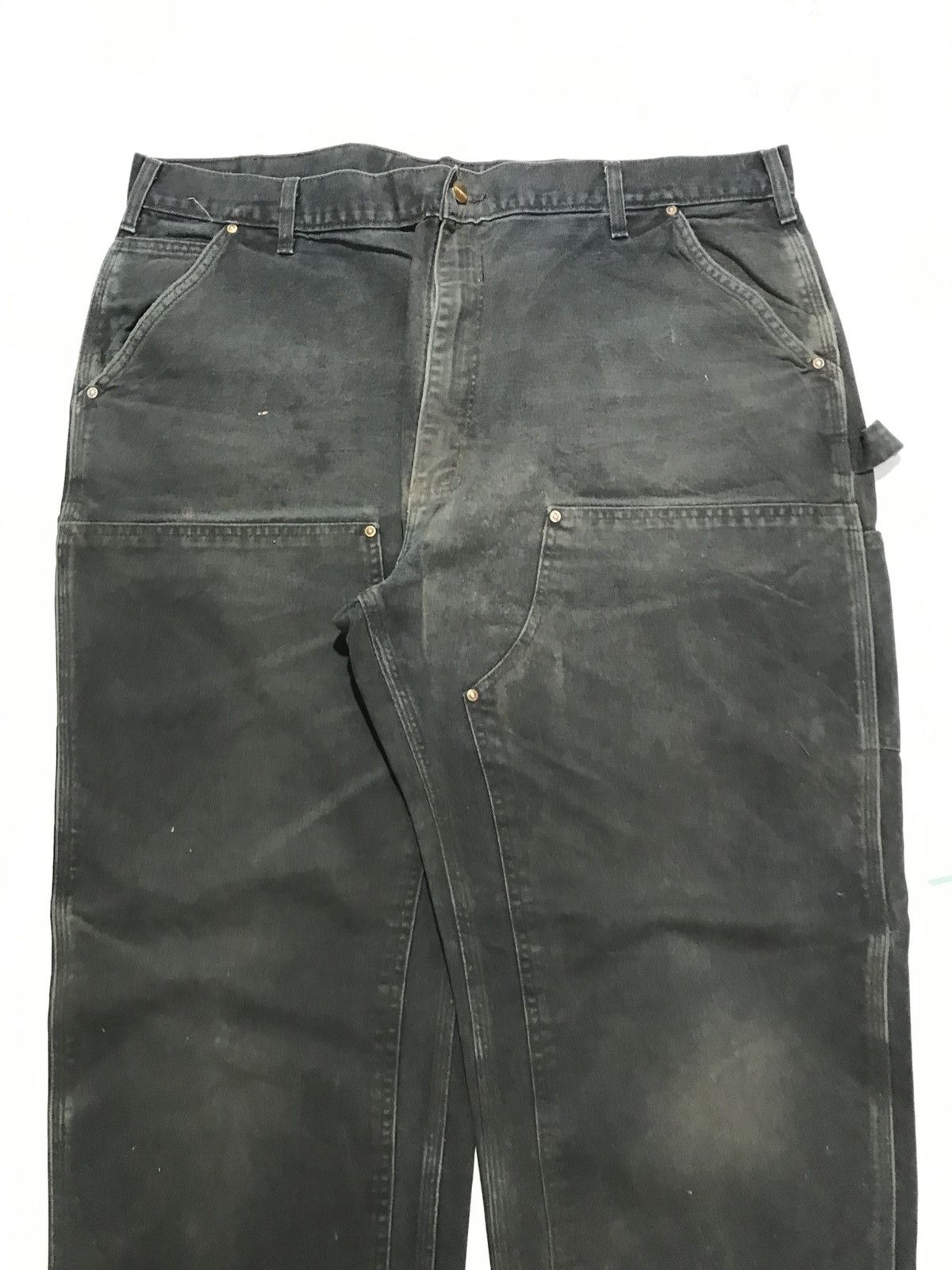 Carhartt Vintage carhartt B01 BLK double knee workwear Size US 40 / EU 56 - 5 Thumbnail