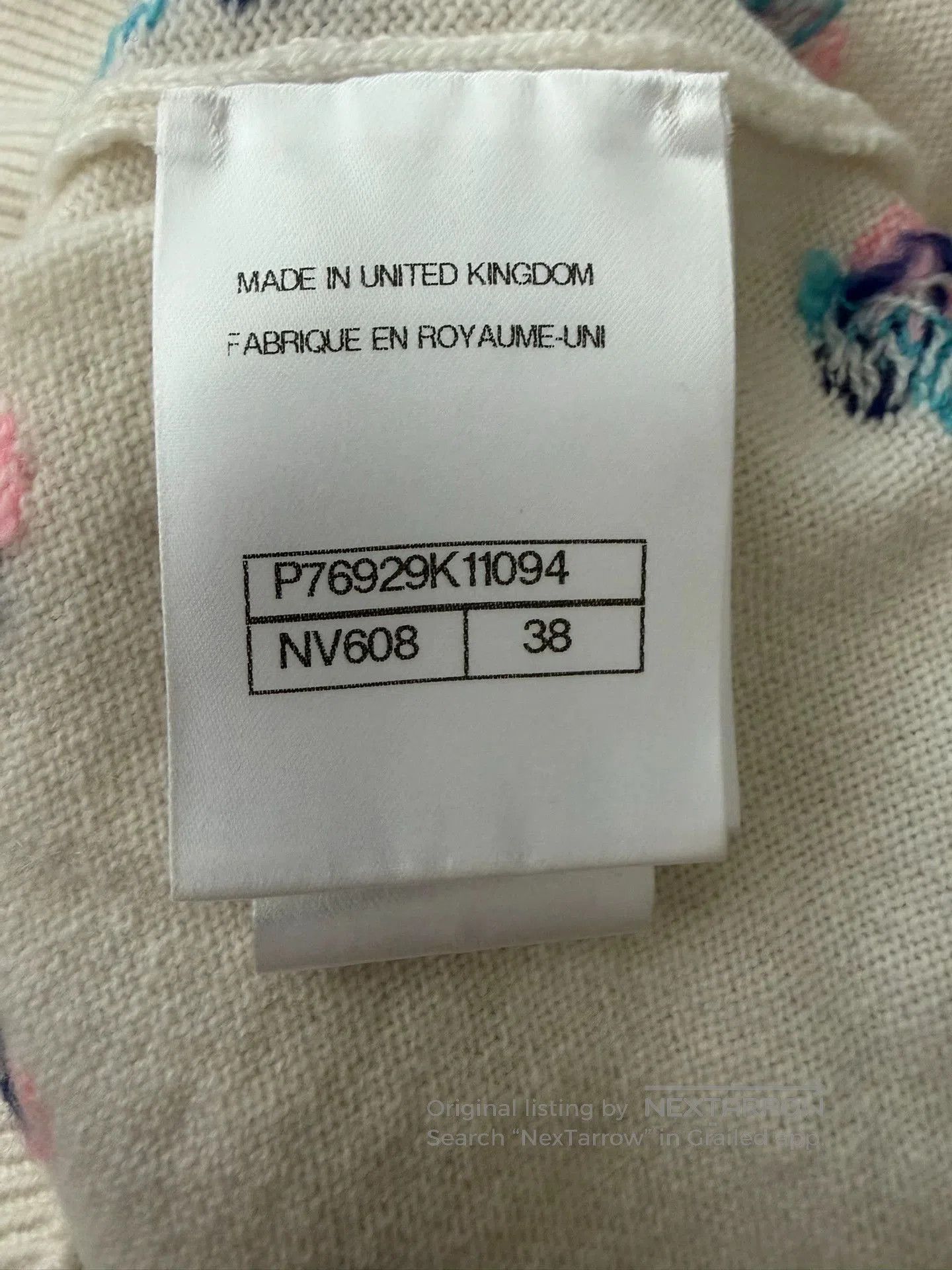 Chanel Chanel 24P Clover Cashmere Cardigan. Size US S / EU 44-46 / 1 - 5 Thumbnail