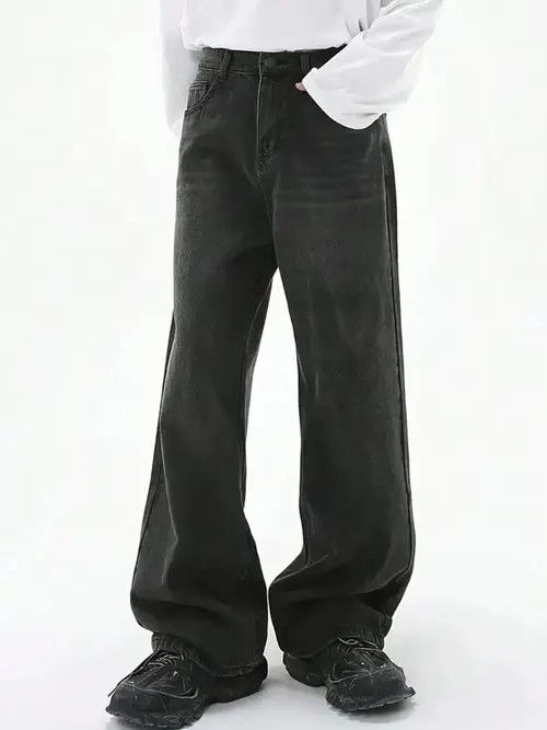 Jean × Vintage Retro Y2k Denim Jeans Vintage Loose fit Size US 32 / EU 48 - 2 Thumbnail