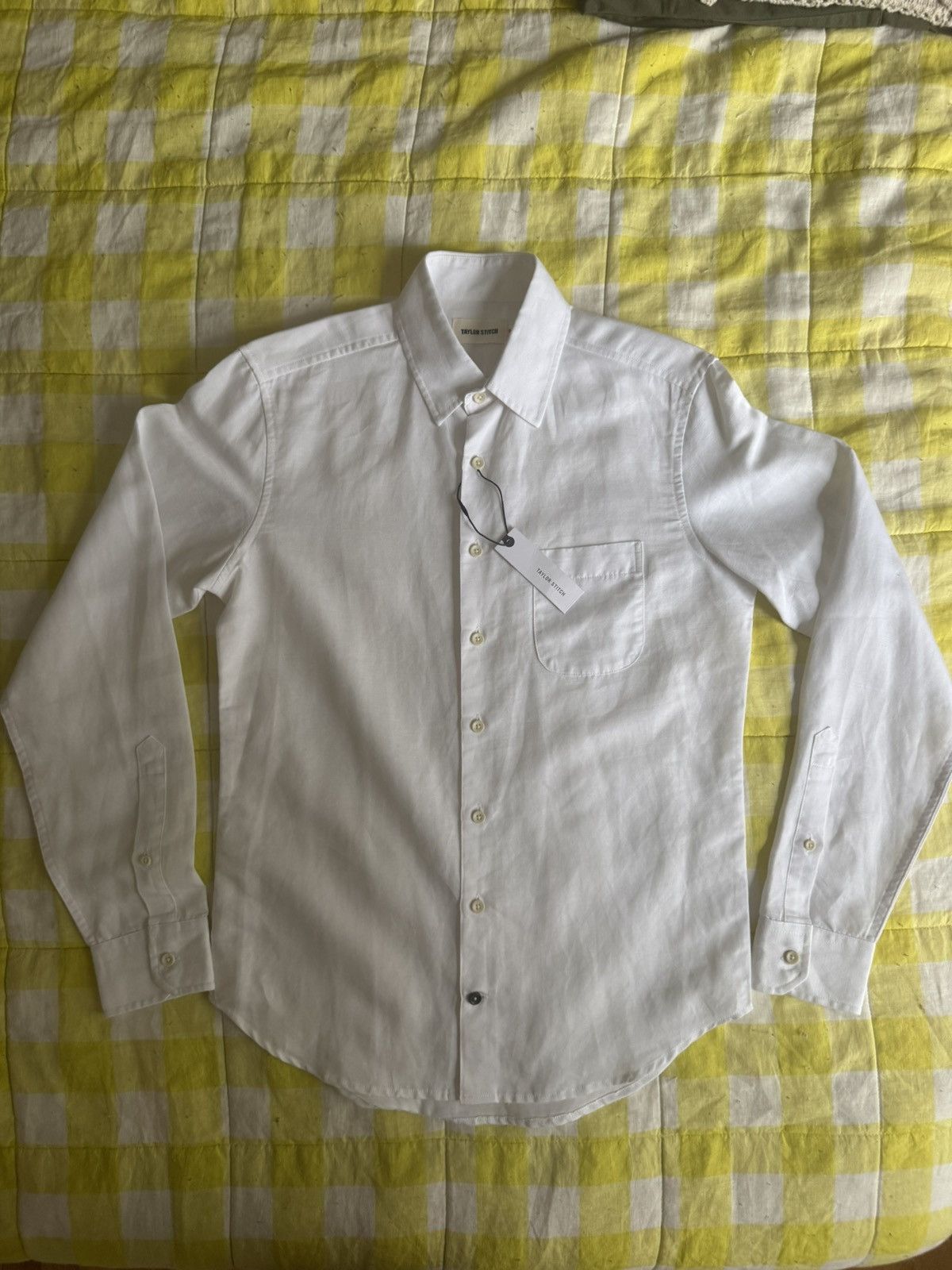 Taylor Stitch XS 36 Taylor Stitch The California in White Slub Linen Size US XS / EU 42 / 0 - 18 Thumbnail