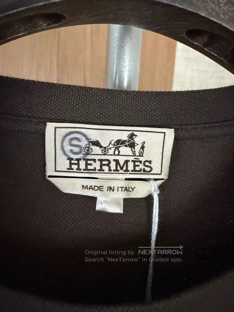 Hermes Hermes Men's Short Sleeve T-Shirt for Spring and Summer Size US XL / EU 56 / 4 - 3 Thumbnail