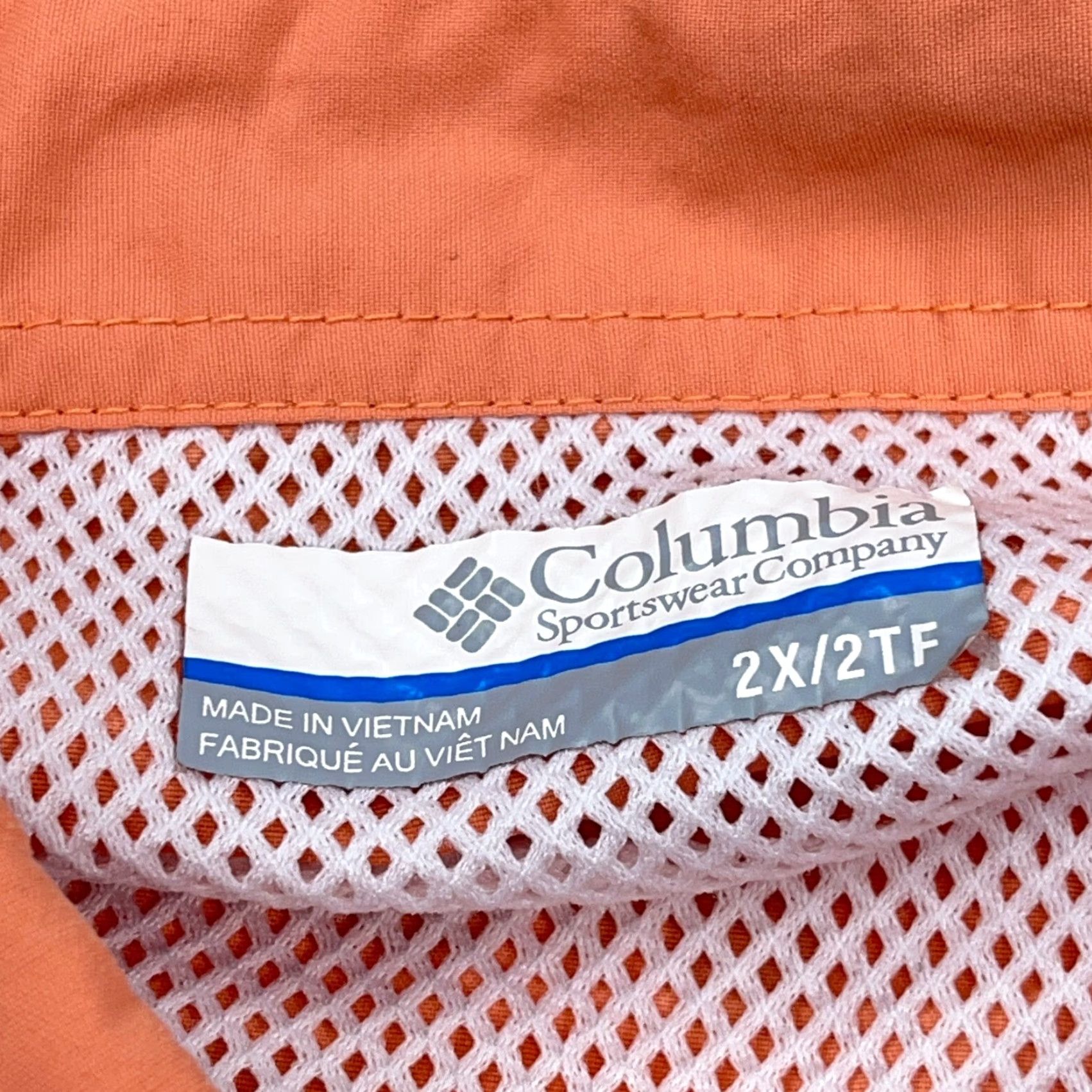 Vintage Columbia Shirt Men 2X Orange Button-Up Omni Shade Performance Tactel Nylon PFG Long Sleeve Casual Travel UV Size US XXL / EU 58 / 5 - 3 Thumbnail