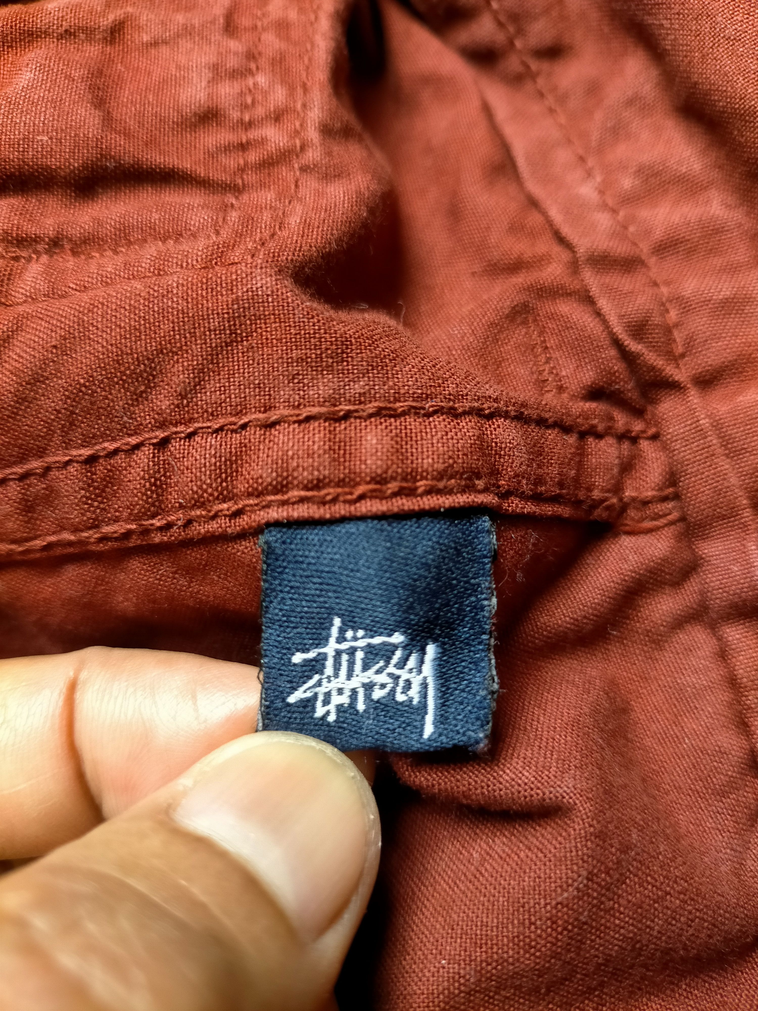 Stussy Stussy Authentic Gear Multipocket Zipped Red Pants Size US 30 / EU 46 - 21 Thumbnail
