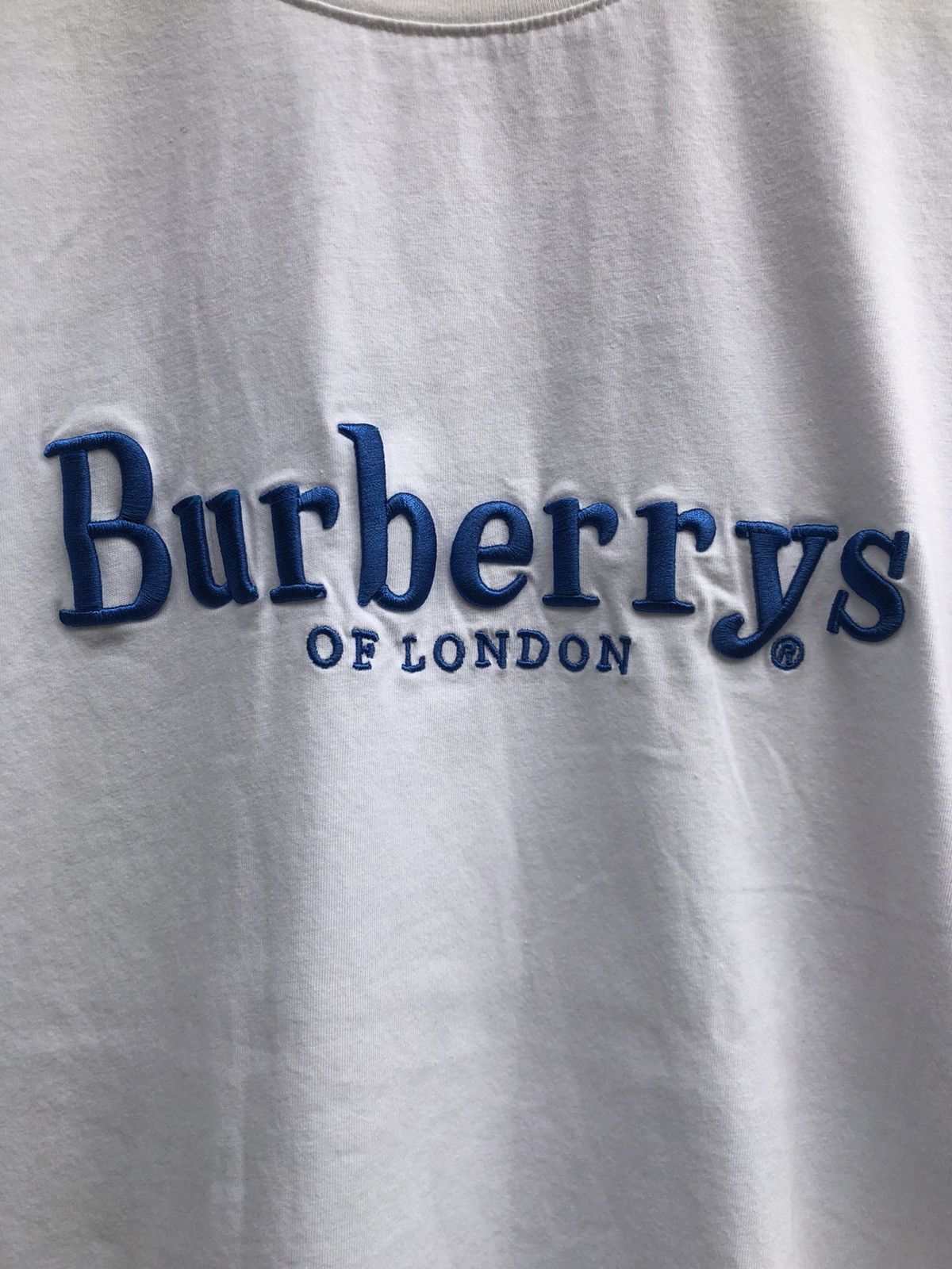 Burberry Burberry SpellOut Tshirt Embroidery Size US M / EU 48-50 / 2 - 5 Thumbnail