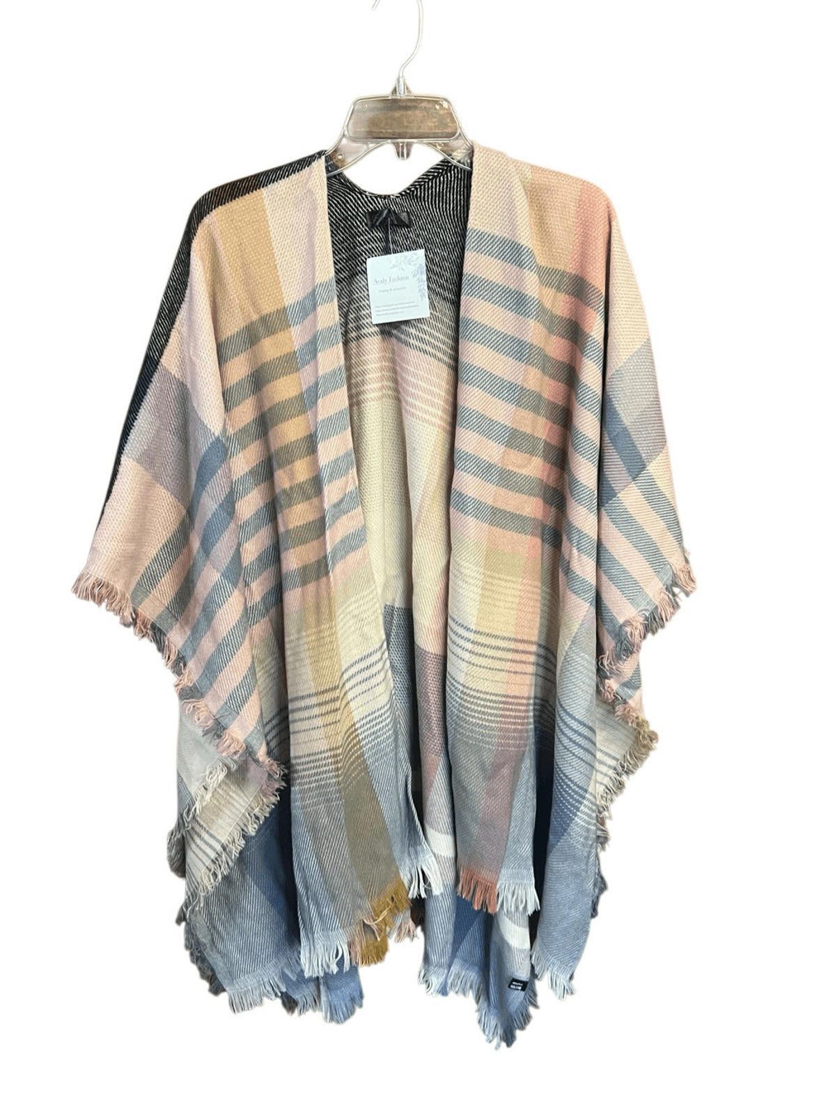 Designer Janice Open kimono poncho Sweater One Size NWT Size ONE SIZE - 1 Thumbnail