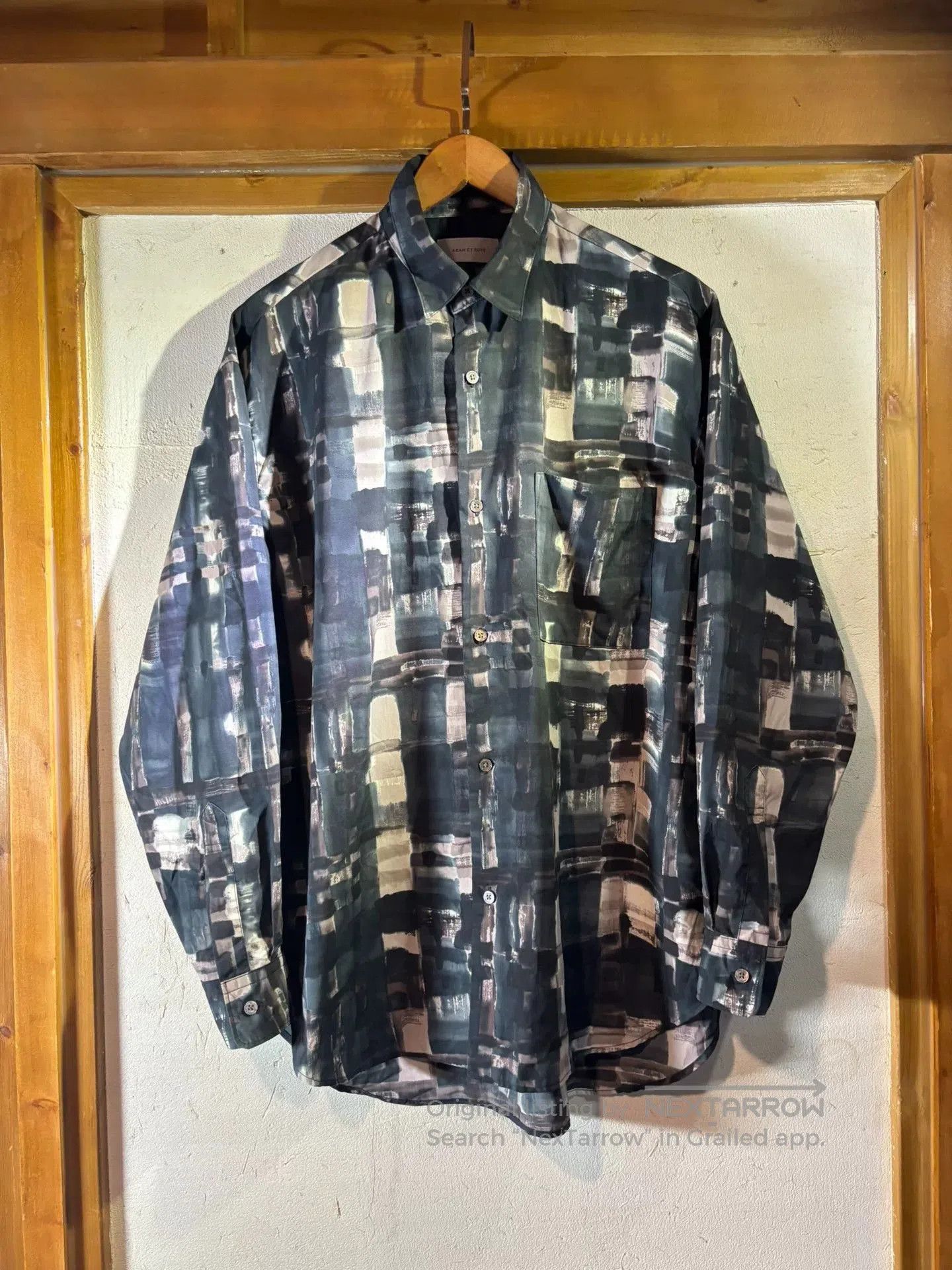 ADAM ET ROPE Adam et Rope Special Dyeing Tencel Shirt. Size US M / EU 48-50 / 2 - 1 Thumbnail