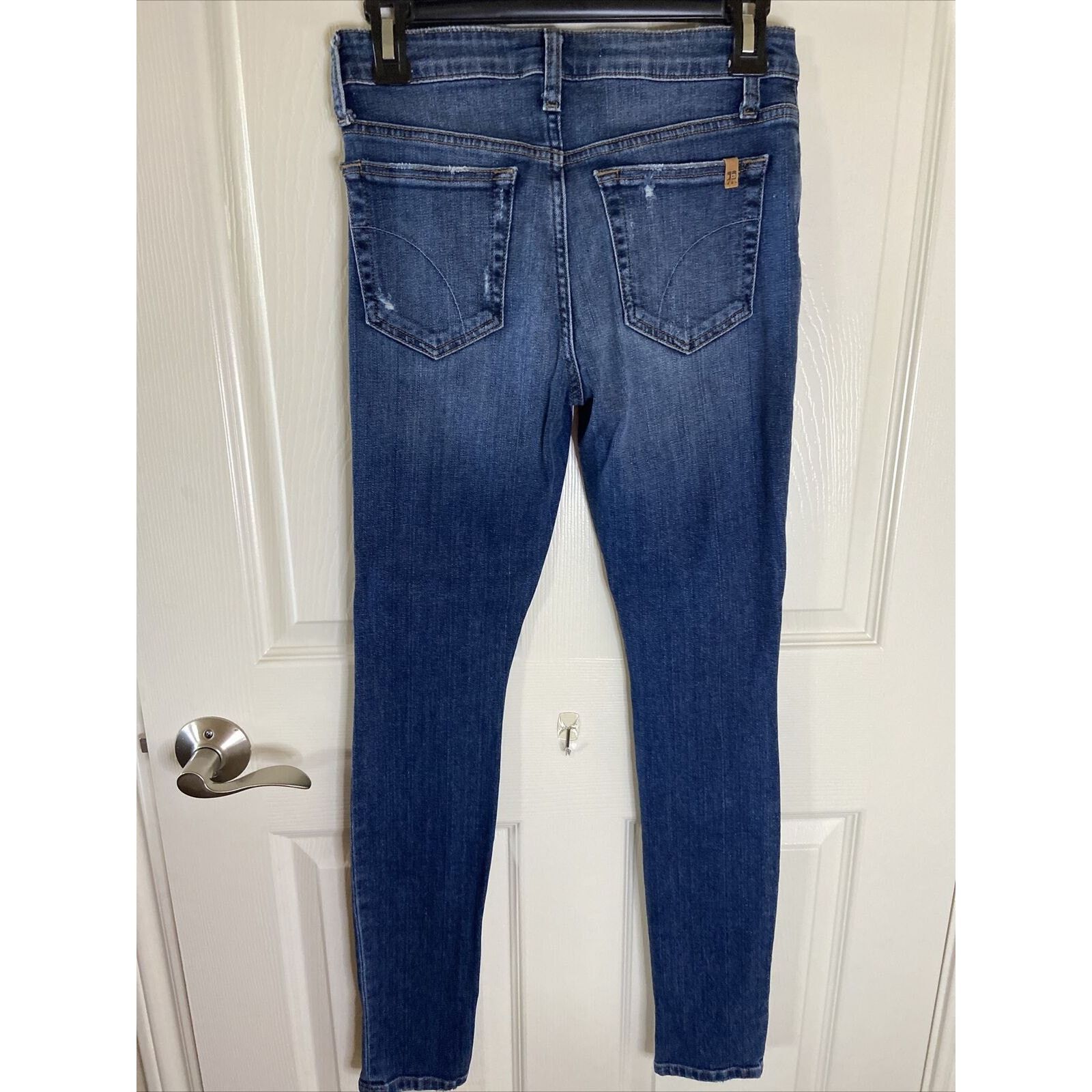 Joe's Joe's Beckett Skinny Ankle Jeans 26 Distressed Dark Wash Size 26" / US 2 / IT 38 - 6 Thumbnail
