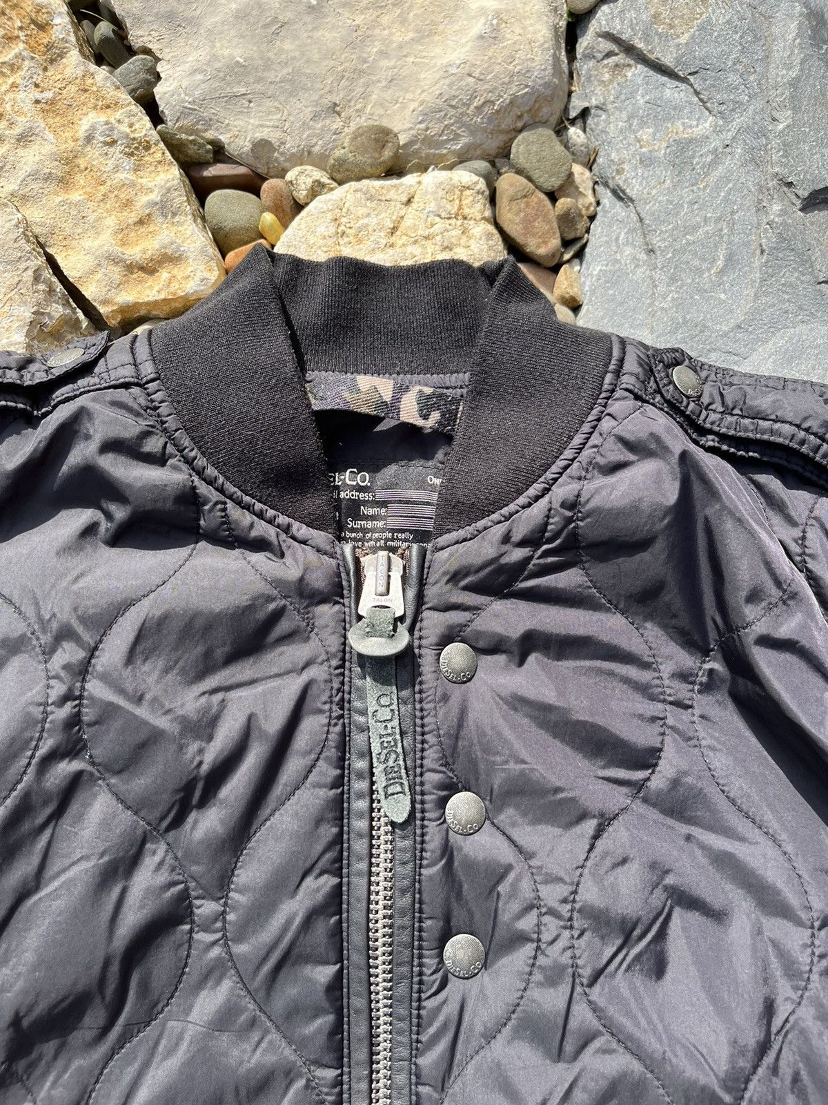 Diesel × Vintage Diesel vintage y2k bomber nylon jacket Avant Garde Size US M / EU 48-50 / 2 - 9 Thumbnail