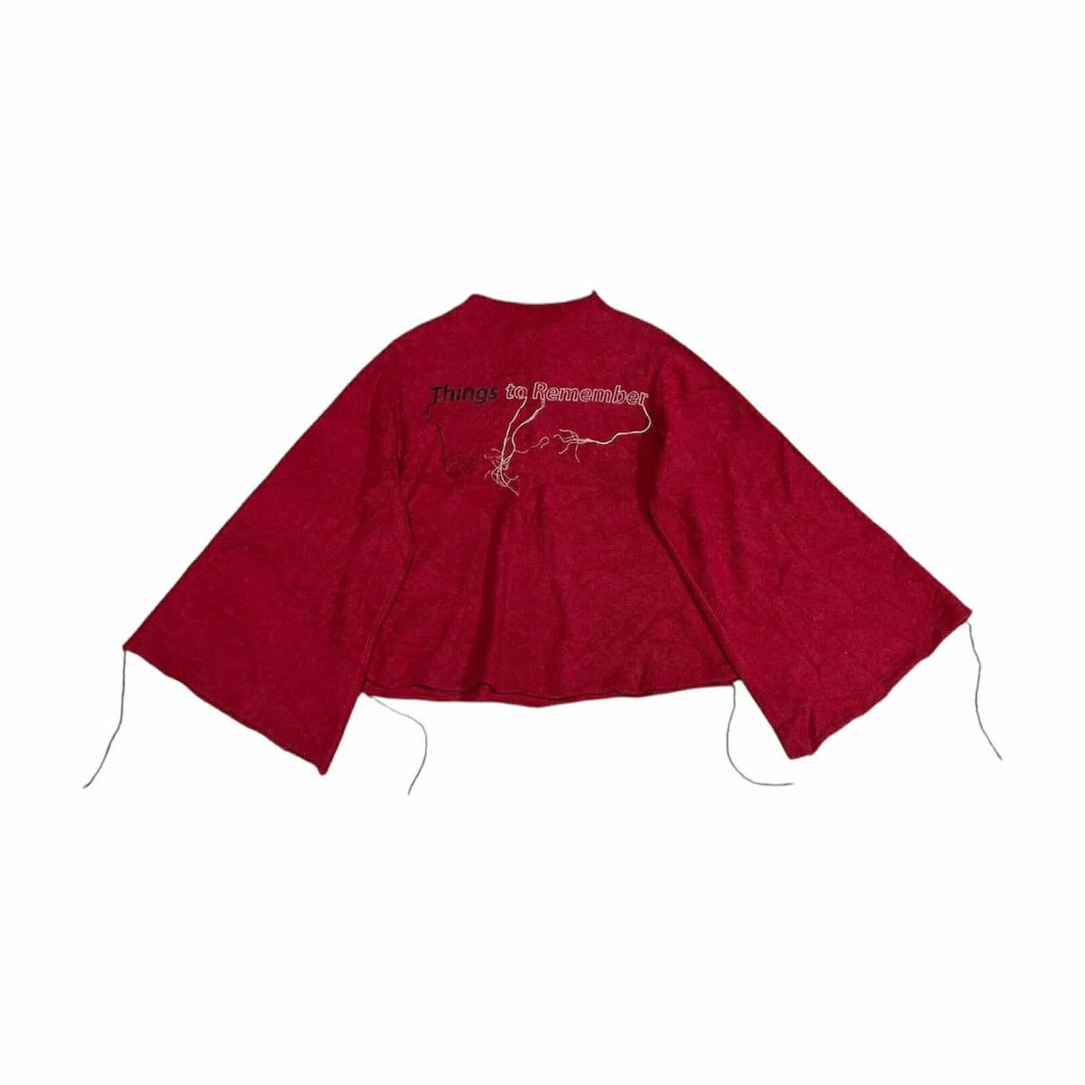 20471120 × Japanese Brand 🔥Rare Archived Sample Okiraku Deconstructed Sweater Flared Size US M / EU 48-50 / 2 - 1 Thumbnail