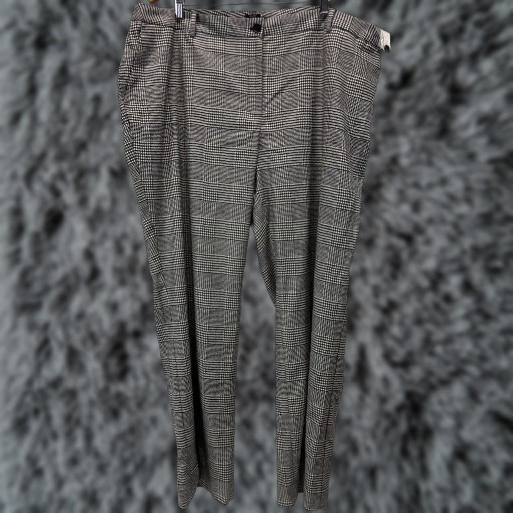 Talbots VINTAGE Talbots Dress Pants Women Plus Size 24W Wool Houndstooth Black White Career Fall Winter Size 42" / US 20 - 1 Thumbnail