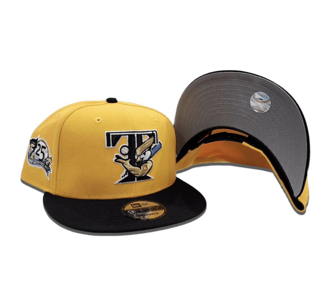 image of New Era 9Fifty Toronto Blue Jays Snapback in Yellow, Men's