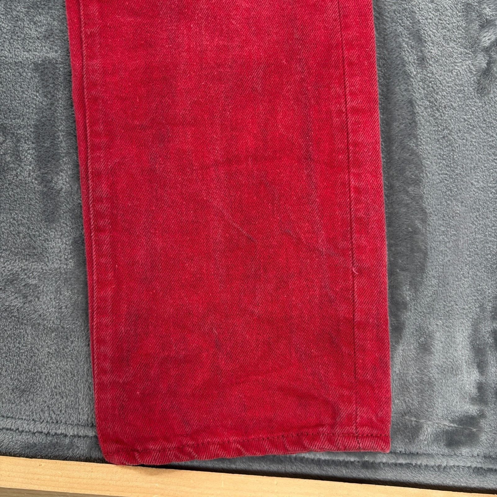 Levi's 1983 Vintage Levi’s 501 Distressed Selvedge Red USA Made Den Size US 28 / EU 44 - 14 Thumbnail