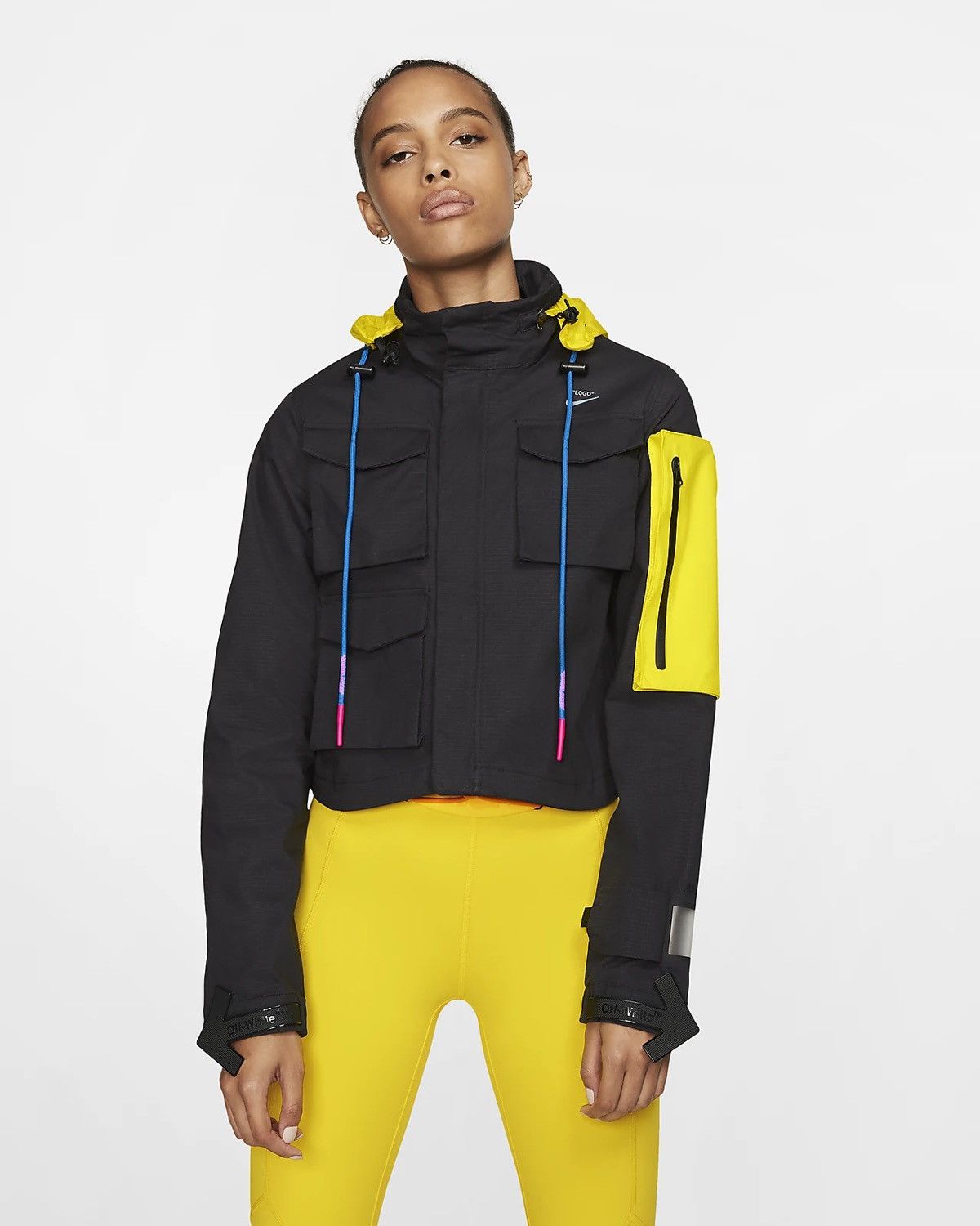 Nike x off white women's running jacket hotsell