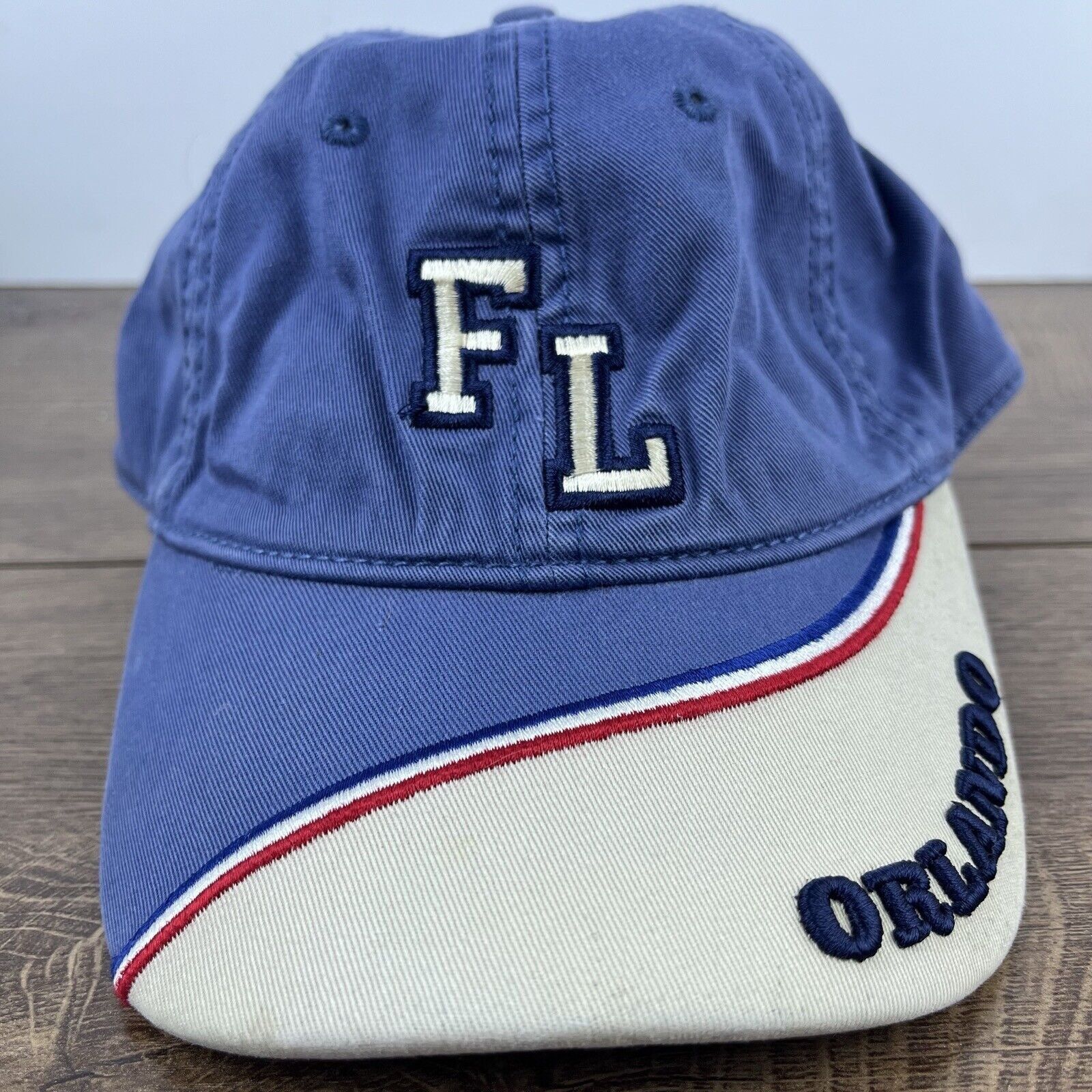 Other Orlando Florida Hat Orlando Hat Blue Adjustable Hat Blue Flo Size ONE SIZE - 3 Thumbnail