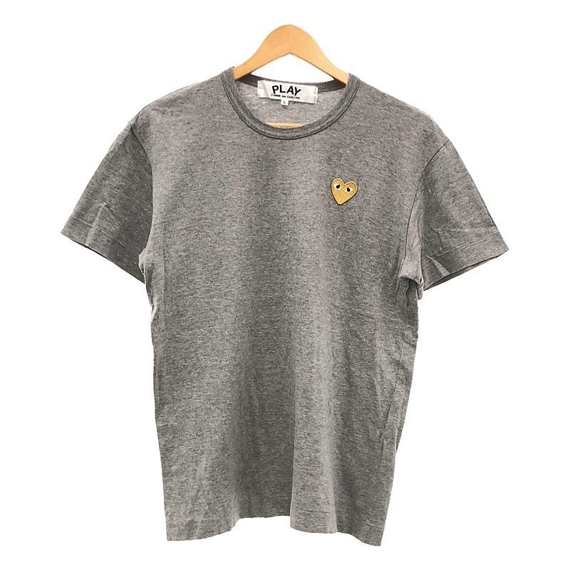 Comme des Garcons PLAY T-Shirts Heart logo patch crew neck short sleeve Gray Size US L / EU 52-54 / 3 - 1 Thumbnail