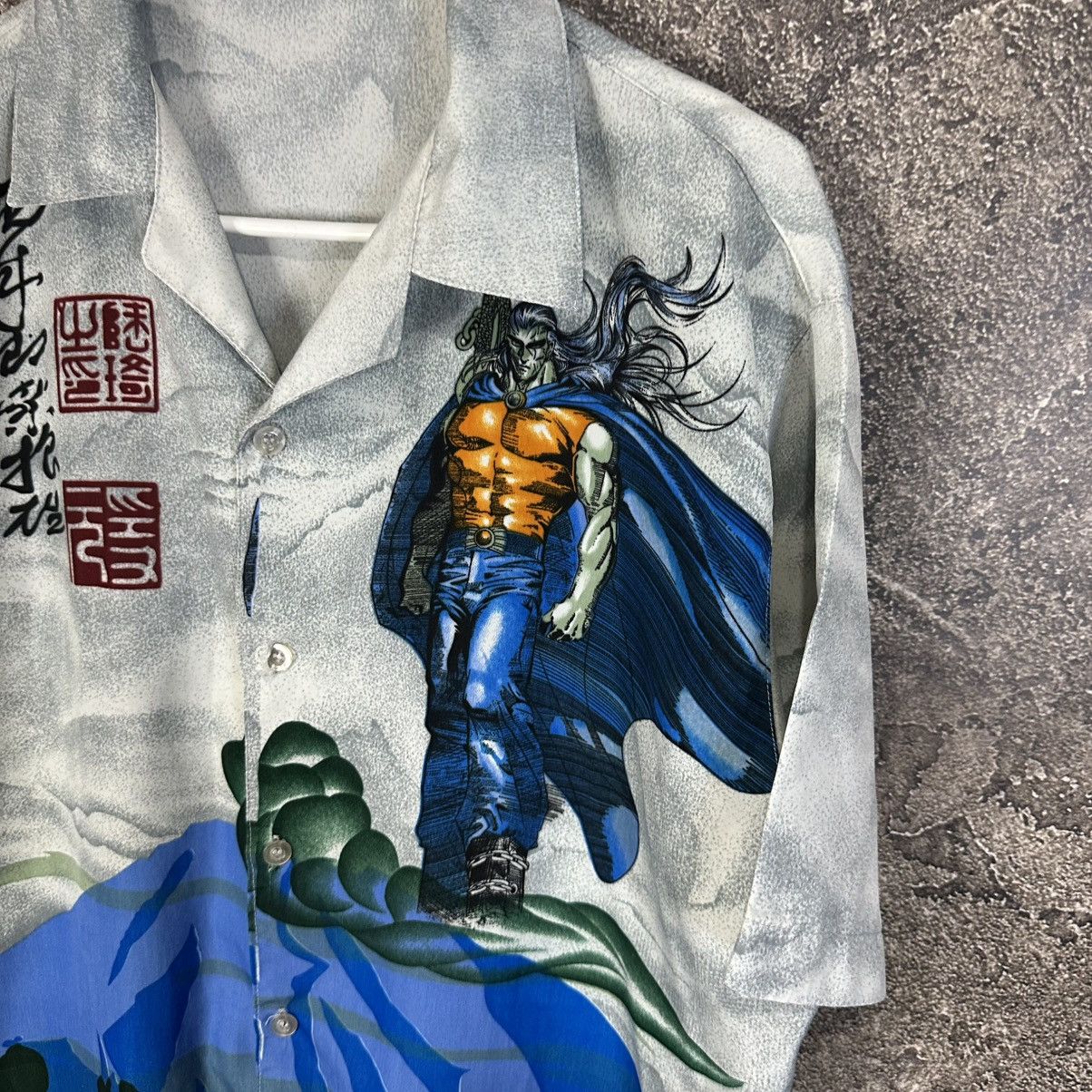 Anime Vintage Anime Berserk AOP Crazy Design Shirt Size US XL / EU 56 / 4 - 5 Thumbnail