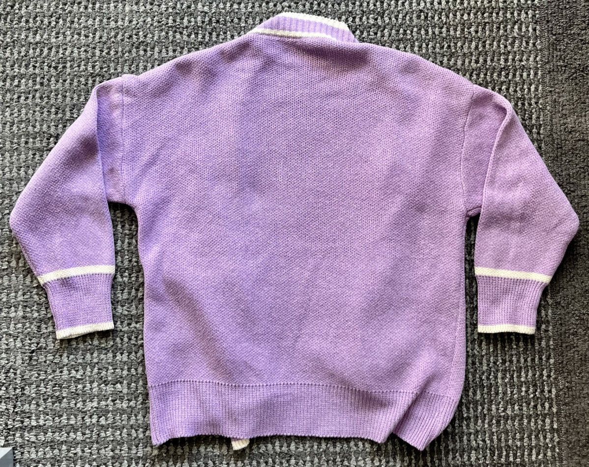 Vintage Vintage Light Purple Cardigan Size US L / EU 52-54 / 3 - 3 Thumbnail
