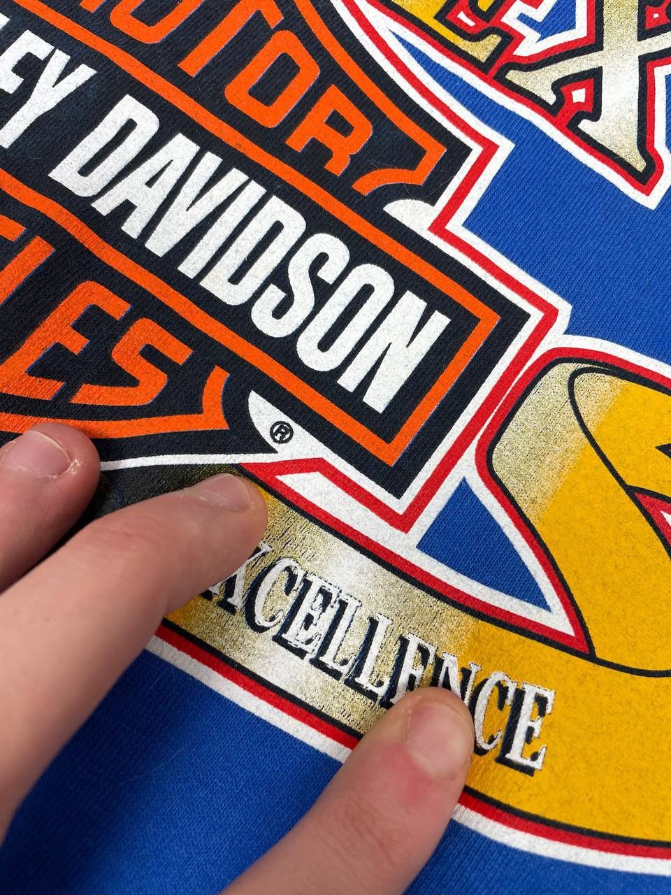 Harley Davidson Vintage Harley Davidson Motorcycles 10Th Anniversary T-Shirt Size US XL / EU 56 / 4 - 5 Thumbnail