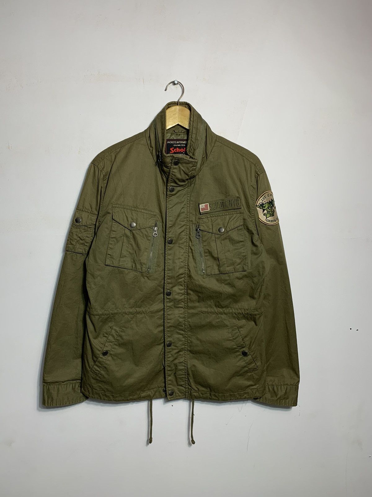 Schott Vintage Schott M65 x Cuento Military Jacket Grailed