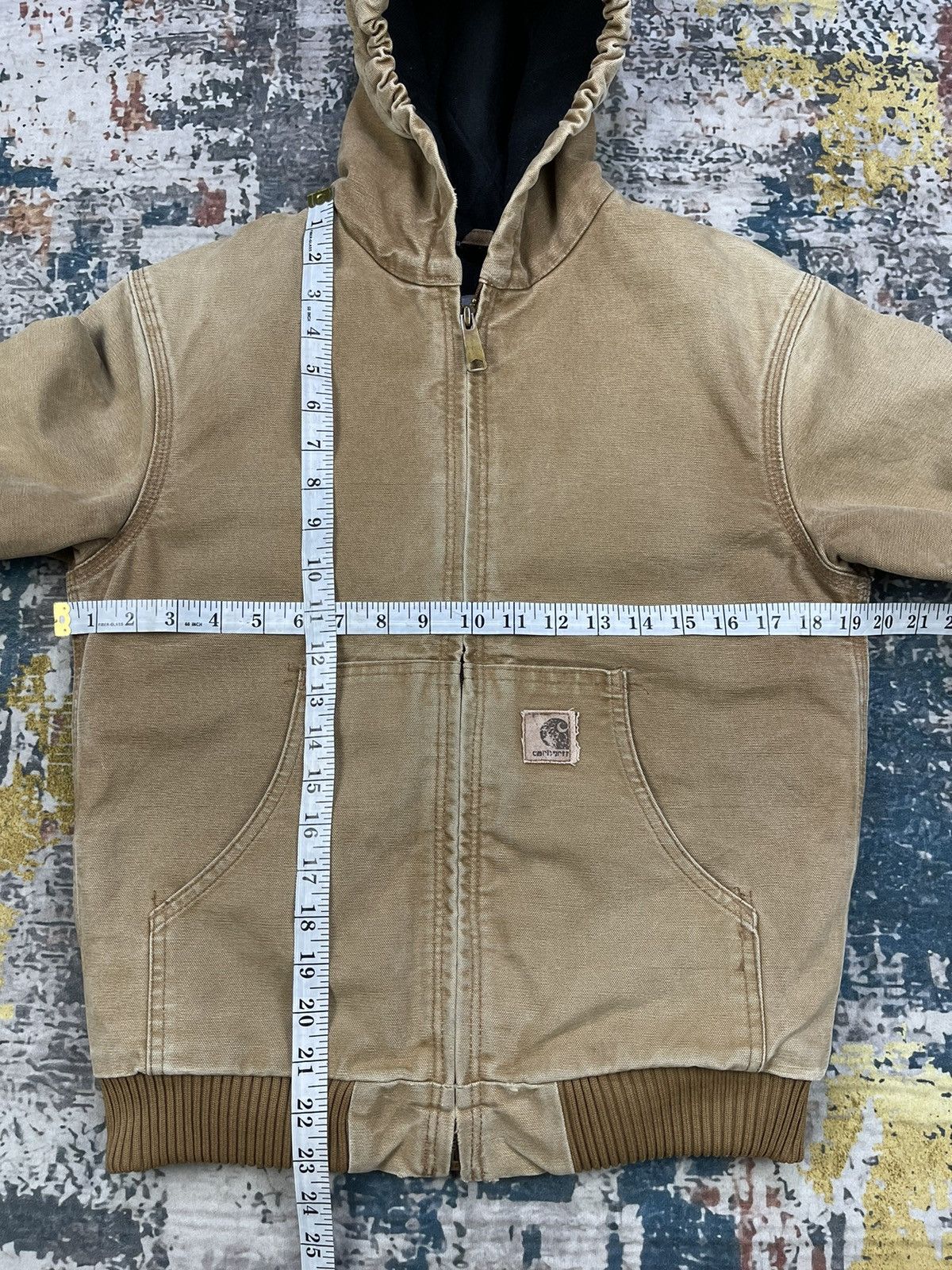 Carhartt Vtg Carhartt YYJ130 BRN Insulated Hooded Jackets Size S / US 4 / IT 40 - 9 Thumbnail