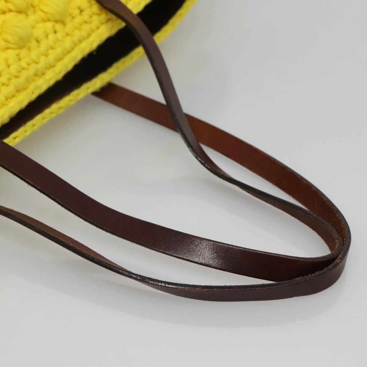 Fendi FENDI Shoulder Bag Wool Yellow Size ONE SIZE - 7 Thumbnail