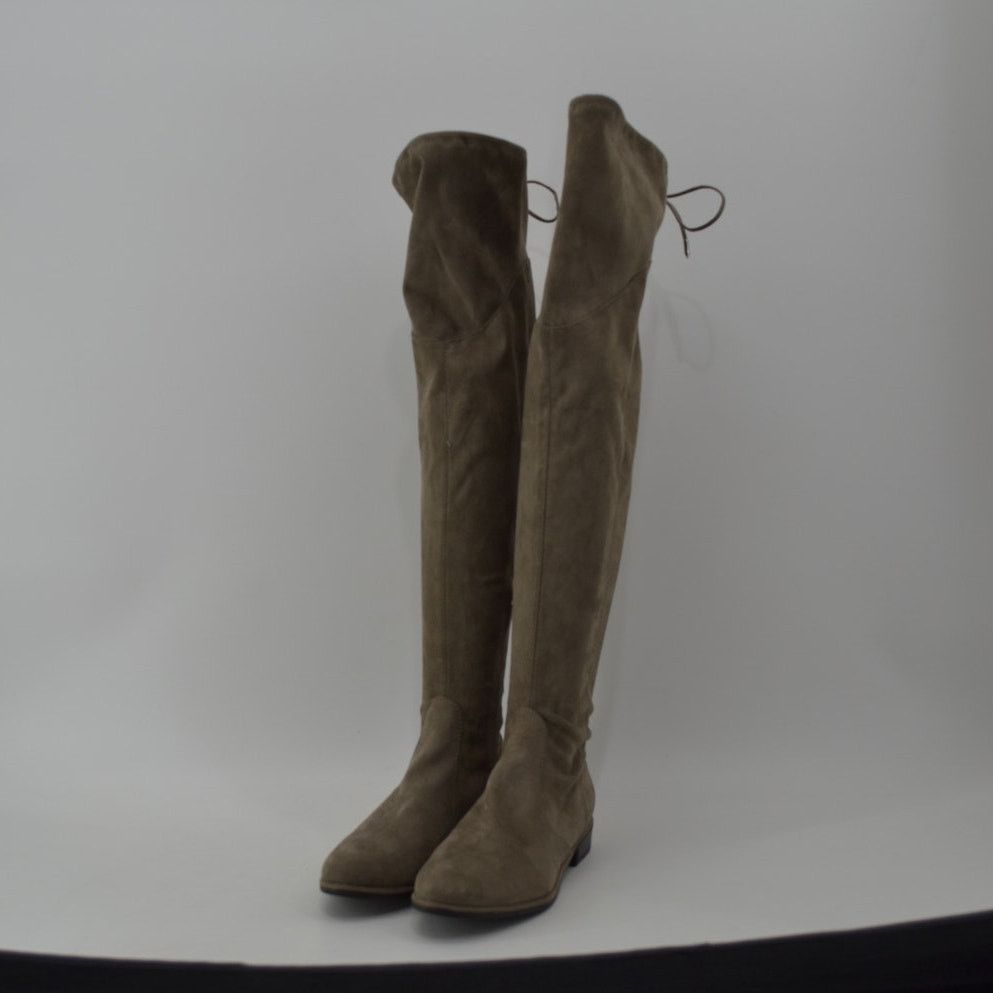 Marc Fisher Marc Fisher Hulie Over the Knee Boots Stretch Preppy Sz 7.5M Size US 7.5 / IT 37.5 - 13 Thumbnail