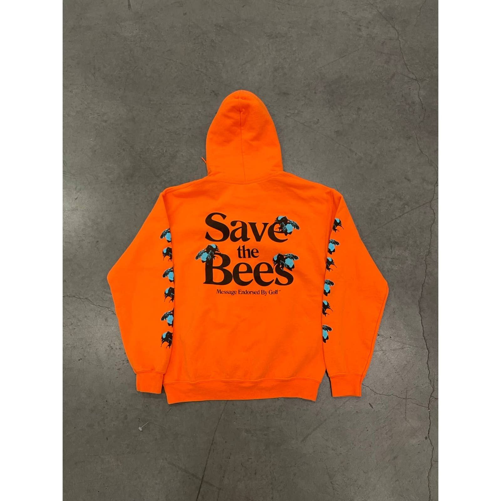 Golf Wang Golf Wang save the bees orange hoodie | Grailed