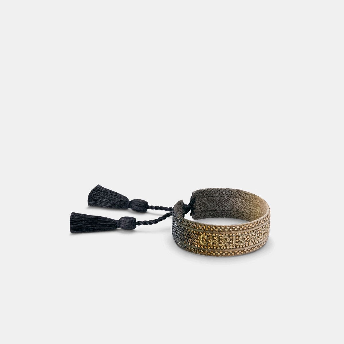 o1bcso1str0126 Size:OS/Christian Bracelet in Golden/Black